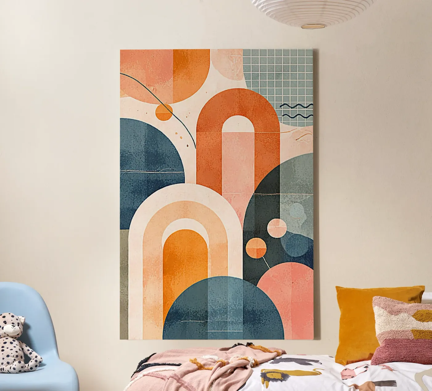 Forms in harmony canvas by Forméa Art Studio