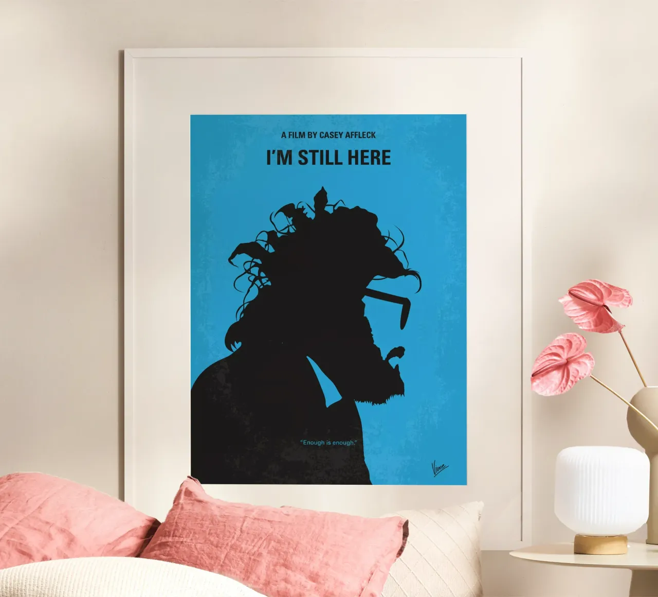 No637 My I am Still Here minimal movie poster poster da Chungkong