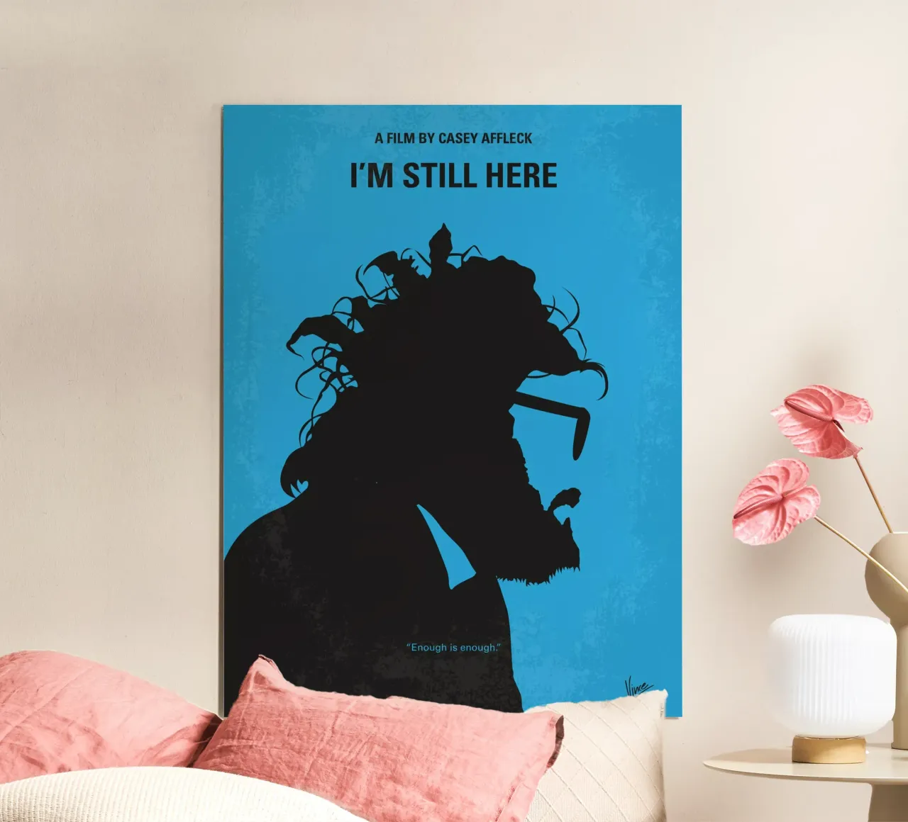 No637 My I am Still Here minimal movie poster poster da Chungkong