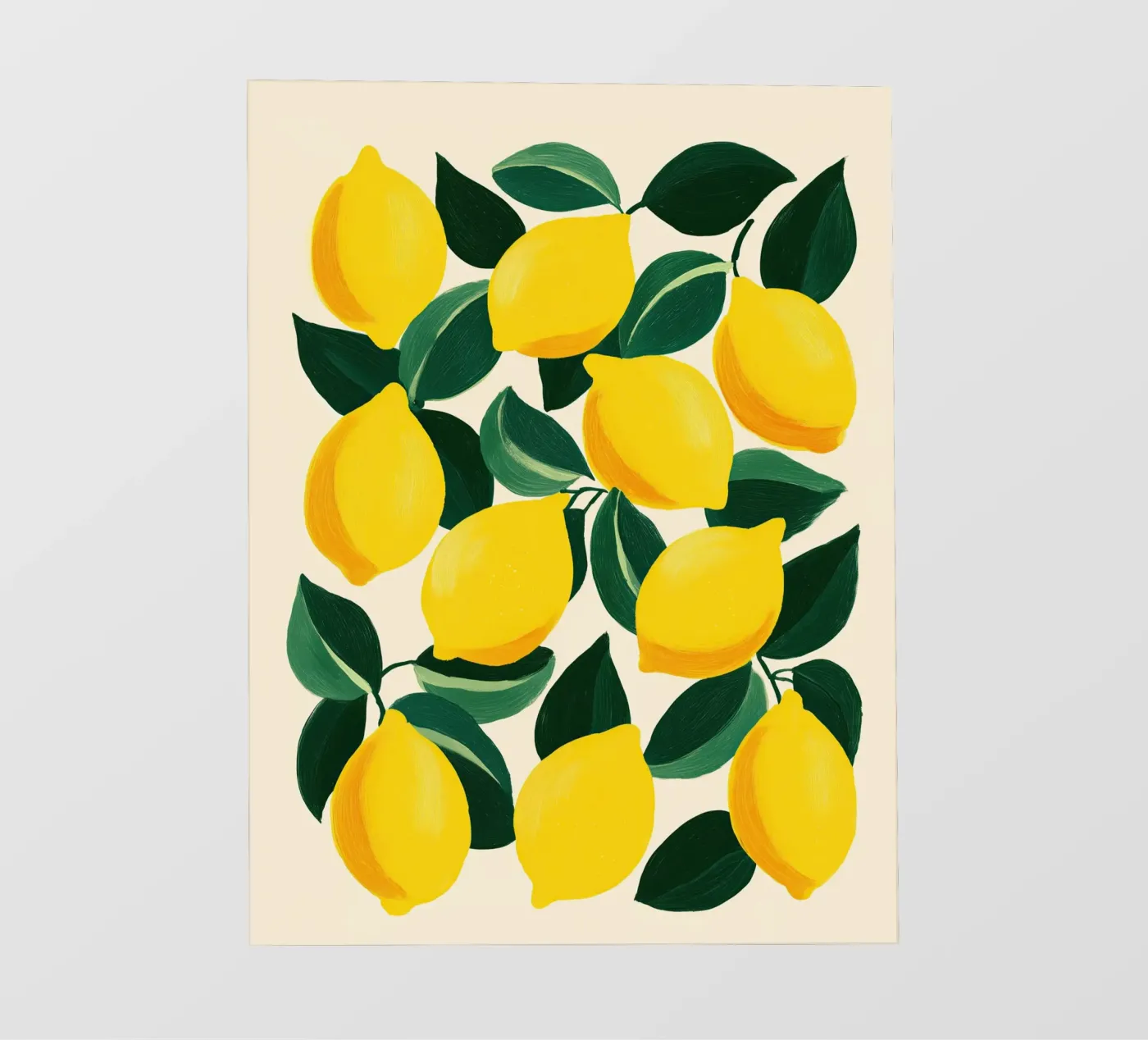 Lemons 1 fotobehang van Hugo