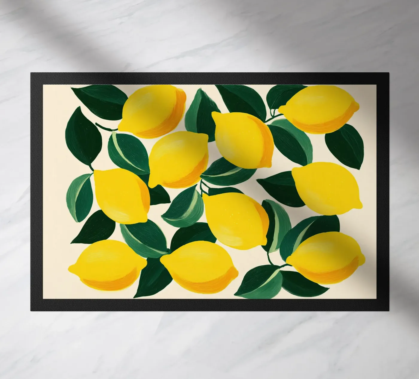 Lemons 1 Fußmatte von Hugo
