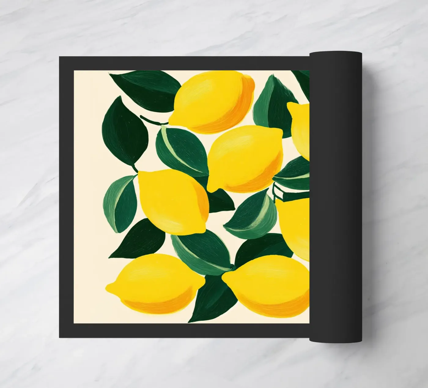 Lemons 1 Fußmatte von Hugo
