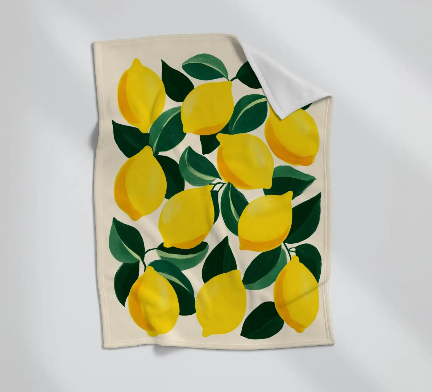 Lemons 1 Fleecedecke von Hugo