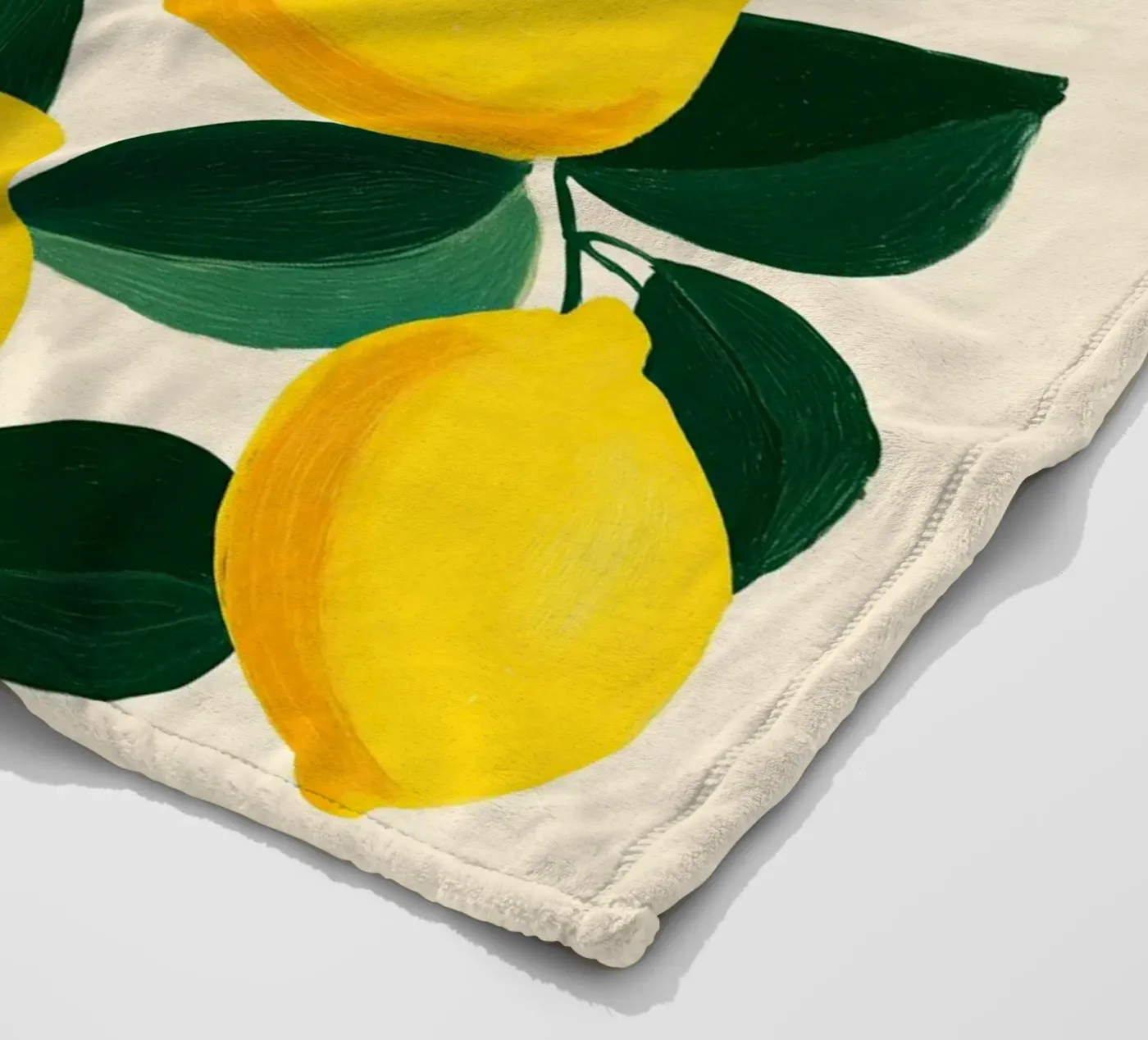 Lemons 1 Fleecedecke von Hugo