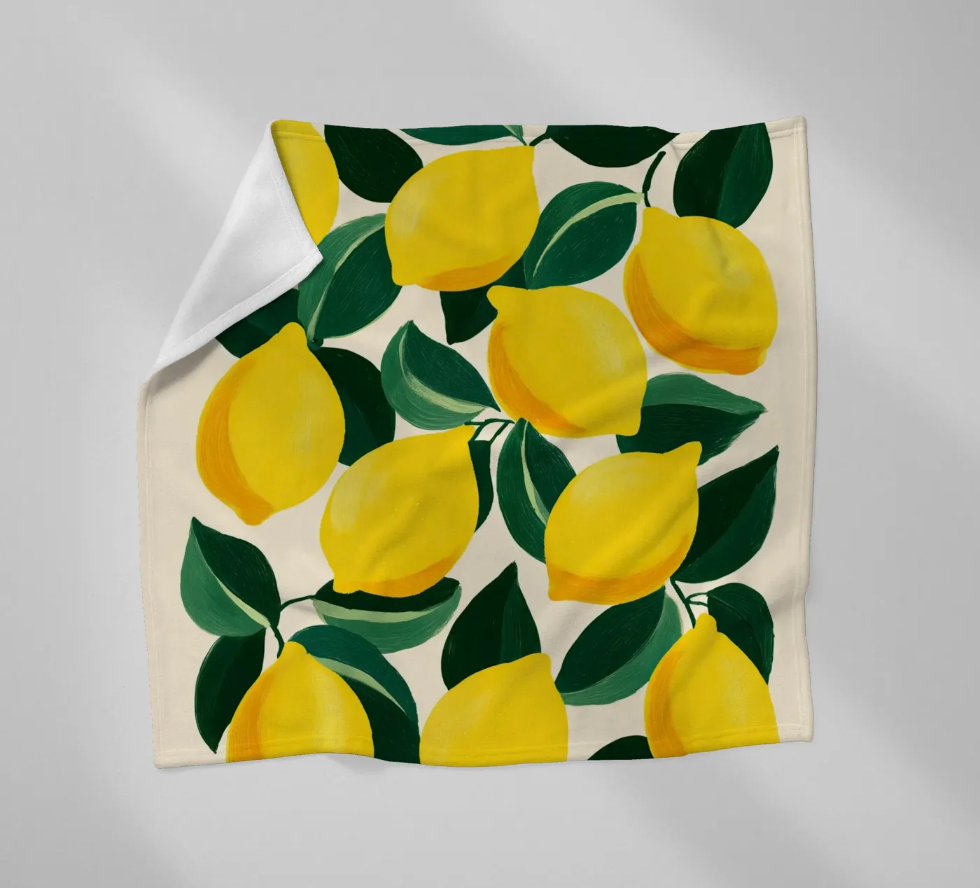 Lemons 1 Fleecedecke von Hugo