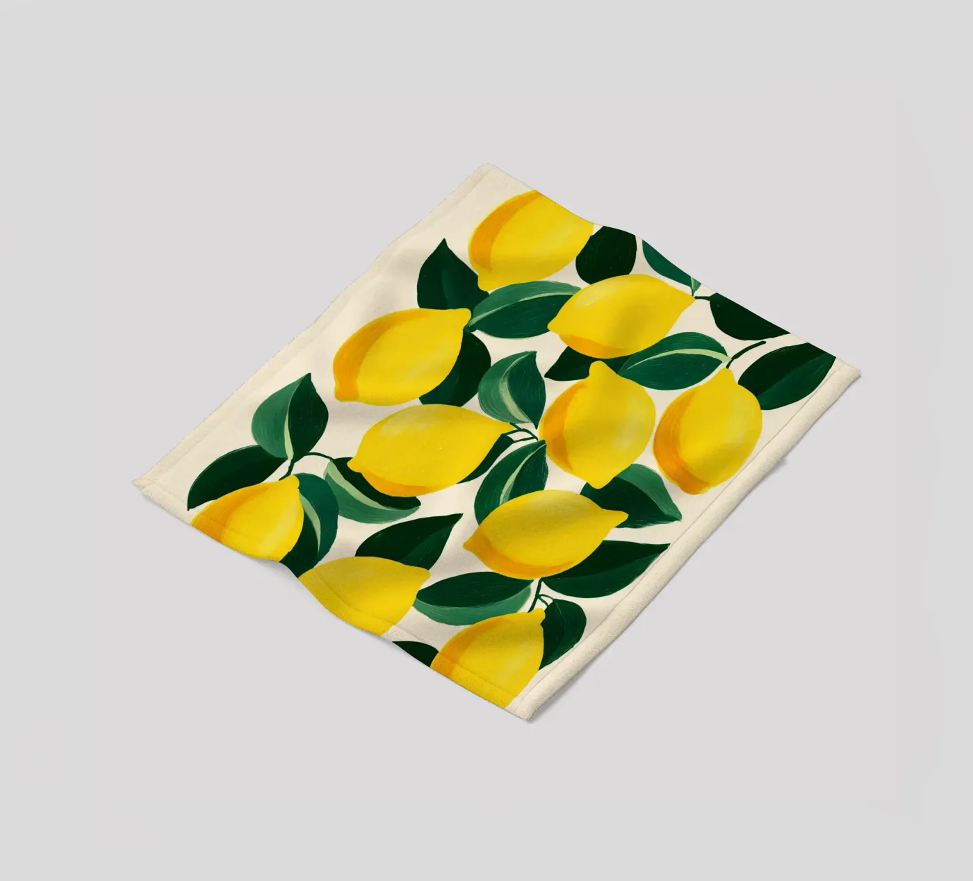 Lemons 1 Fleecedecke von Hugo