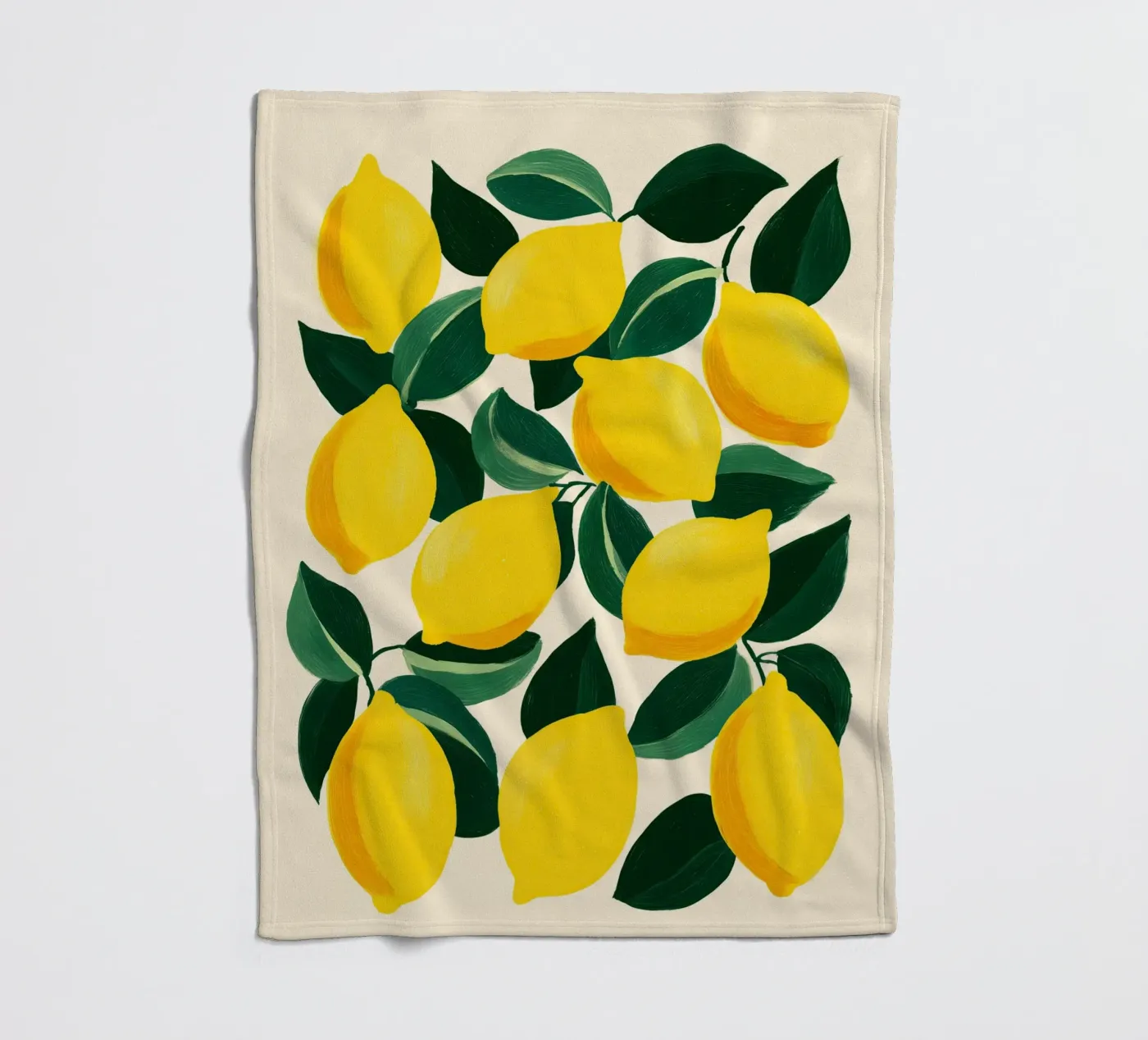 Lemons 1 Fleecedecke von Hugo