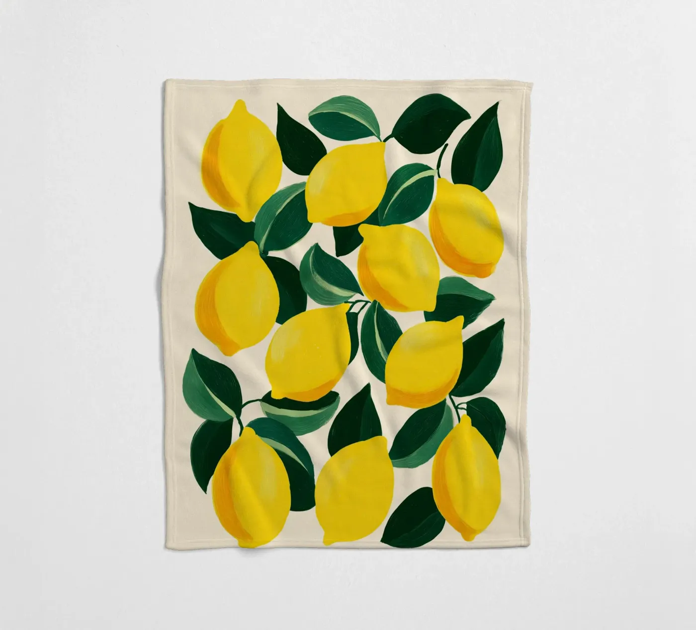 Lemons 1 Fleecedecke von Hugo