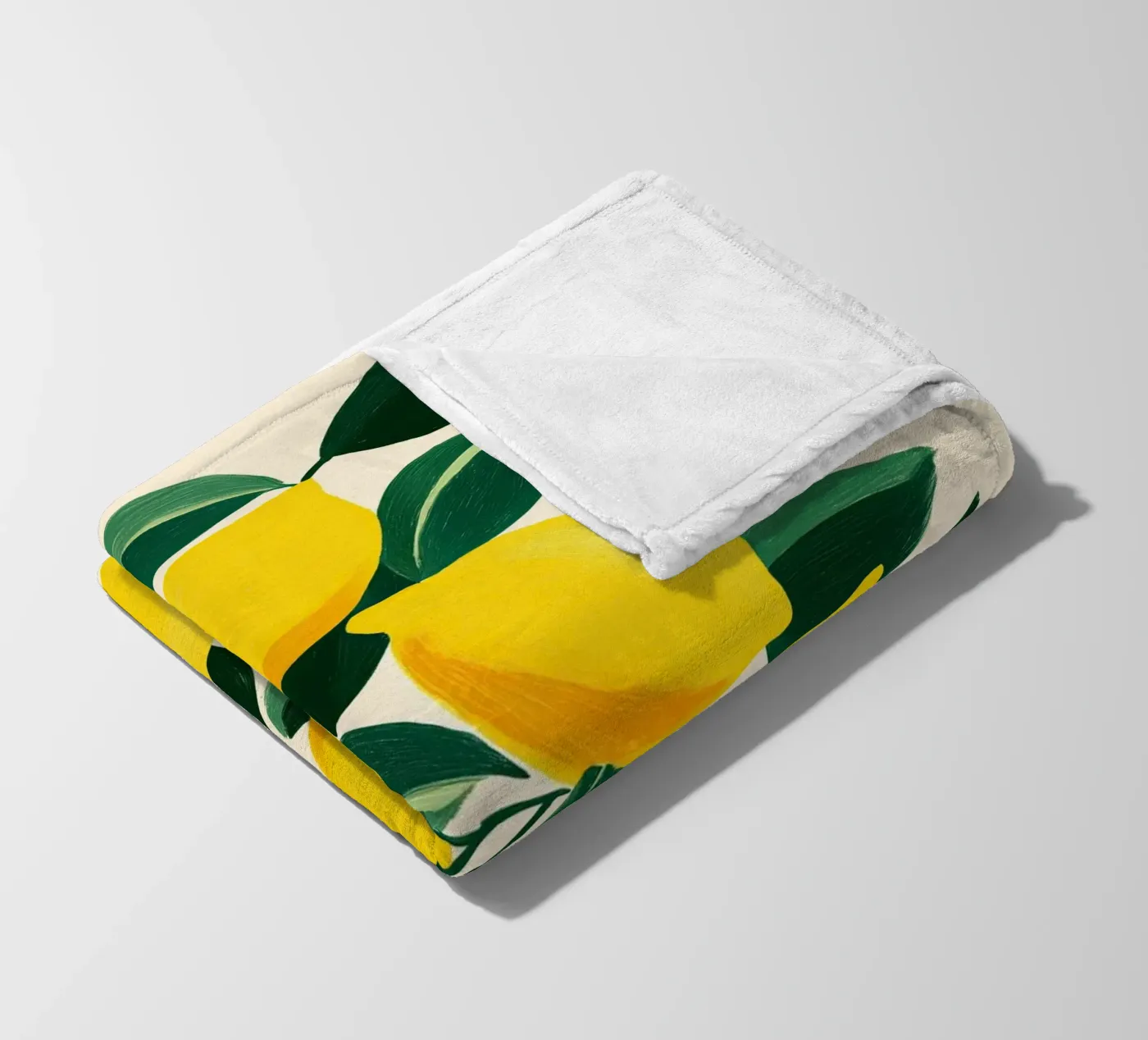 Lemons 1 Fleecedecke von Hugo
