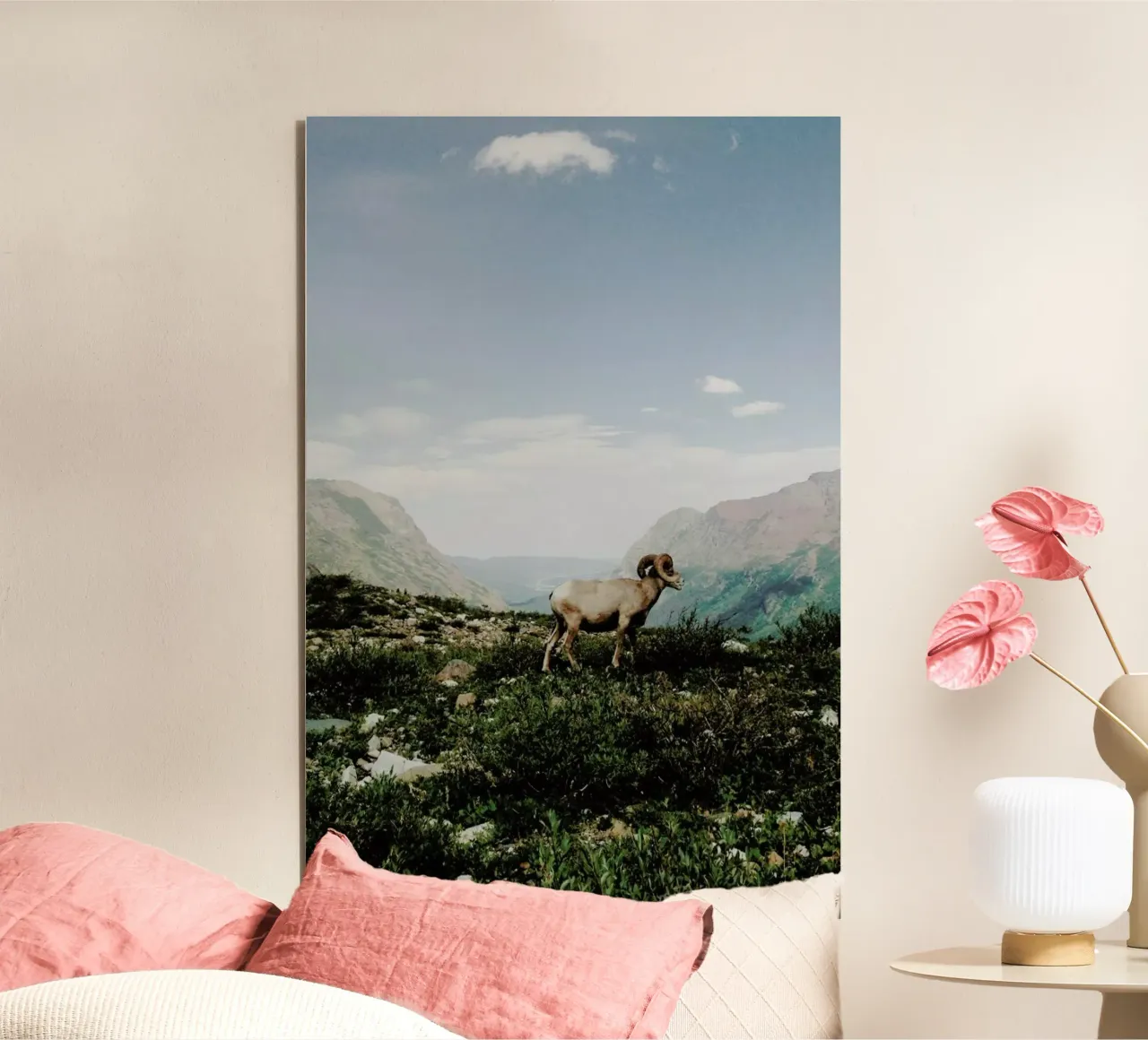 Bighorn Sheep alluminio dibond da Kevin Russ