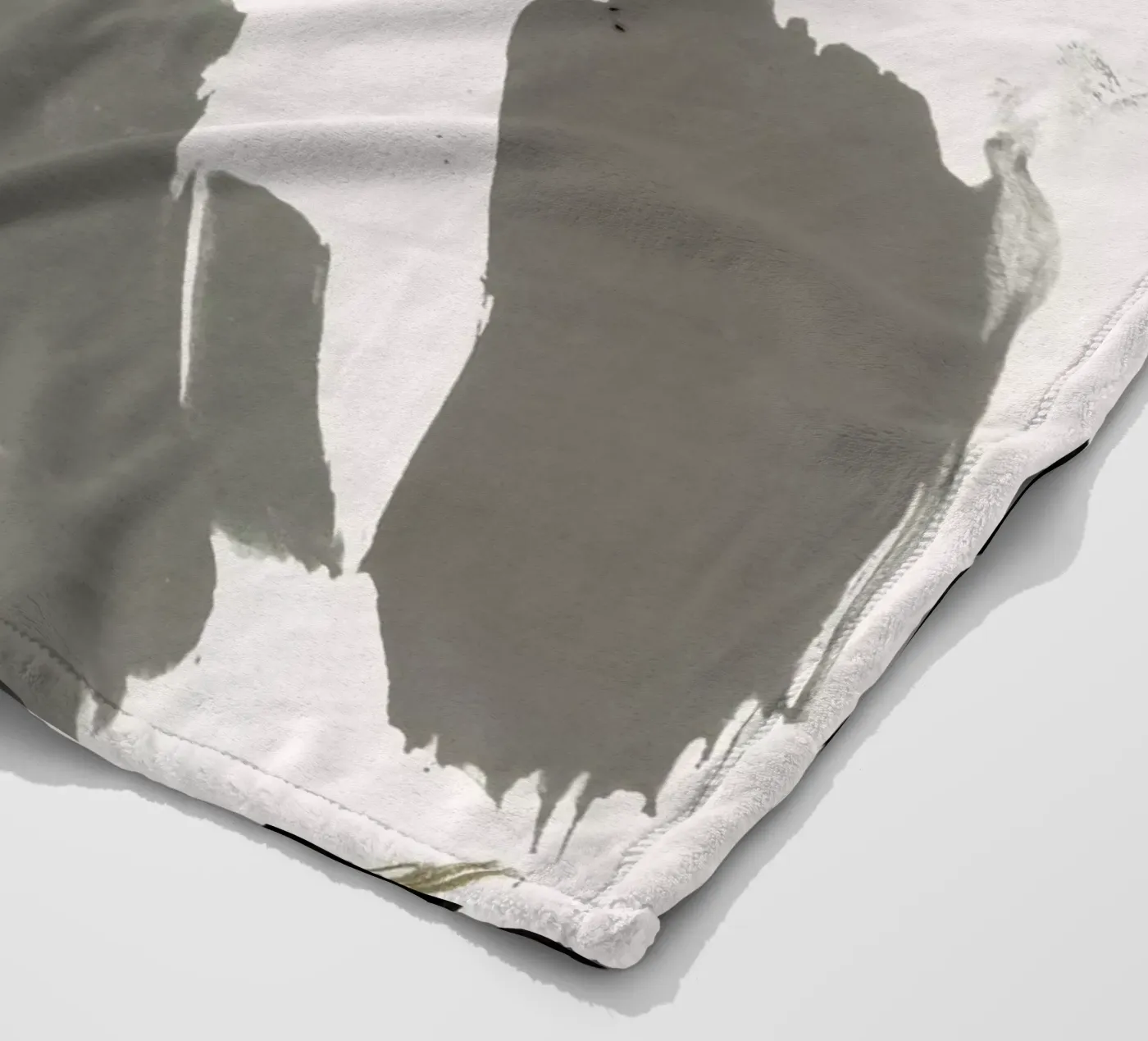 abstract marks fleecedeken van IRIS LEHNHARDT FINE ART