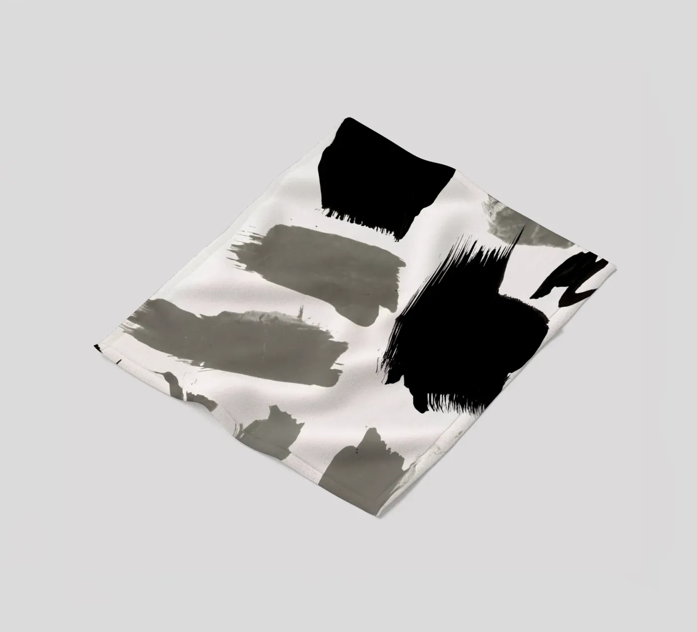 abstract marks fleecedeken van IRIS LEHNHARDT FINE ART