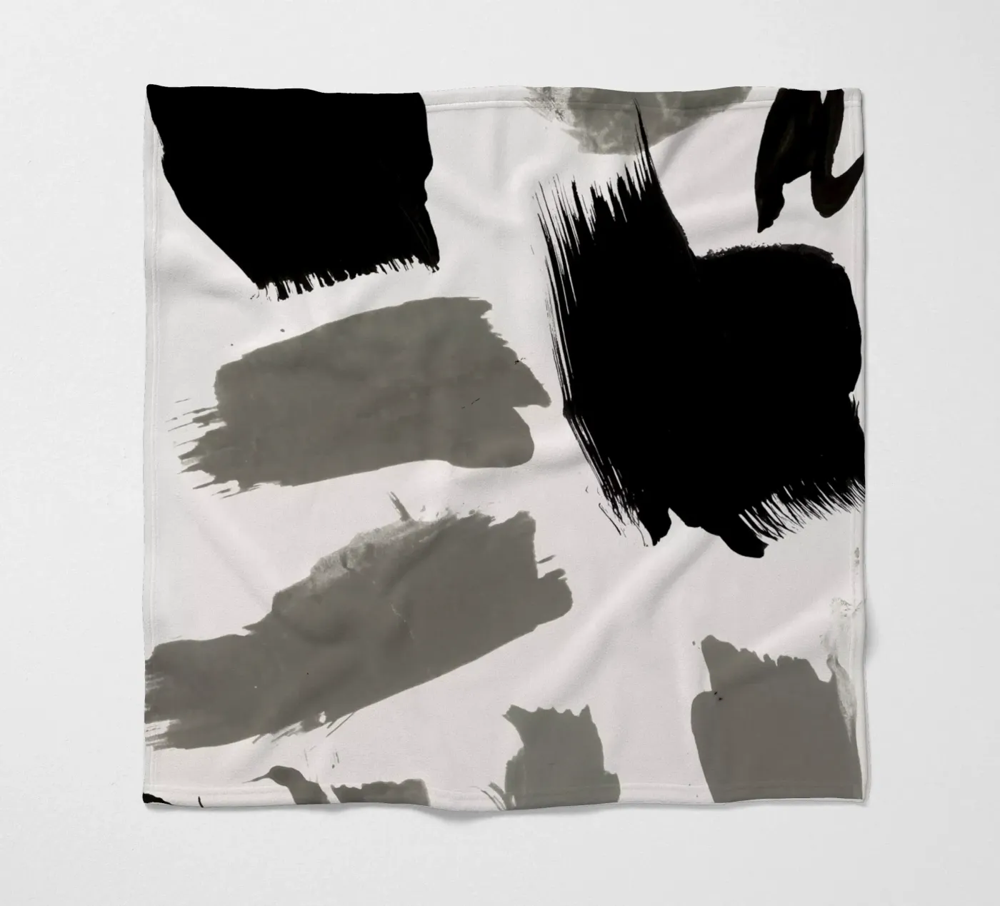 abstract marks fleecedeken van IRIS LEHNHARDT FINE ART