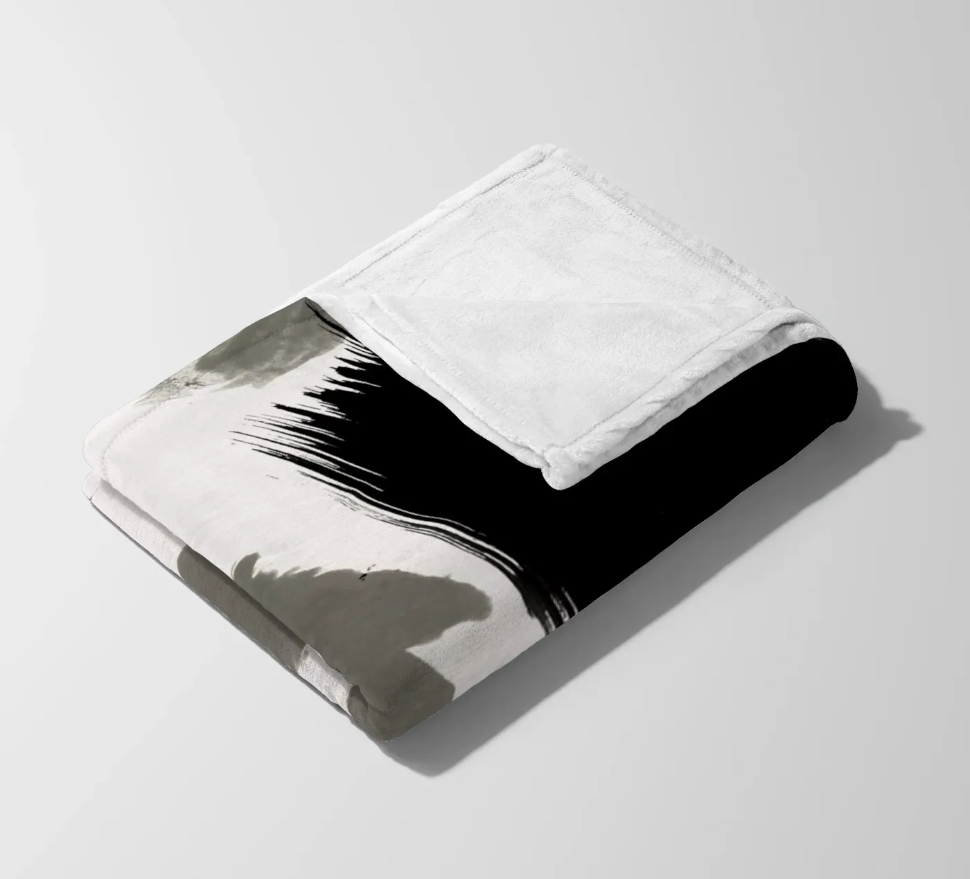 abstract marks fleecedeken van IRIS LEHNHARDT FINE ART