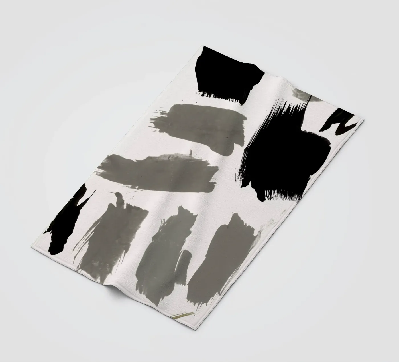 abstract marks fleecedeken van IRIS LEHNHARDT FINE ART