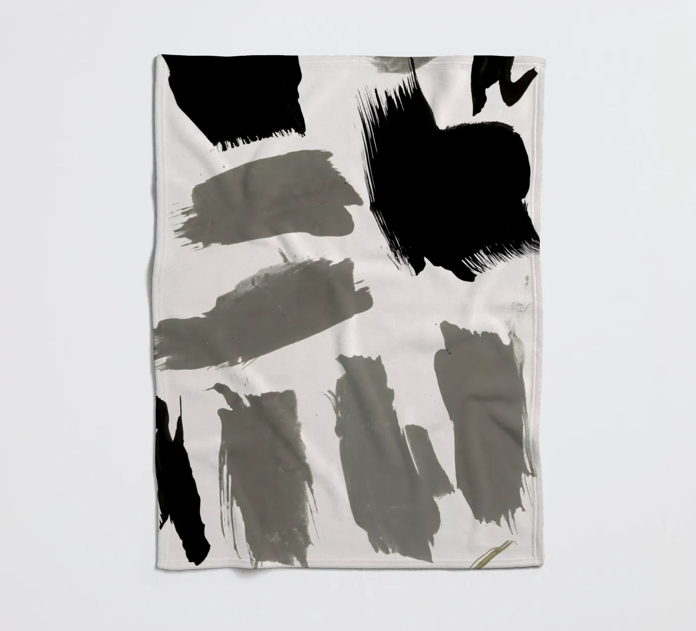 abstract marks fleecedeken van IRIS LEHNHARDT FINE ART