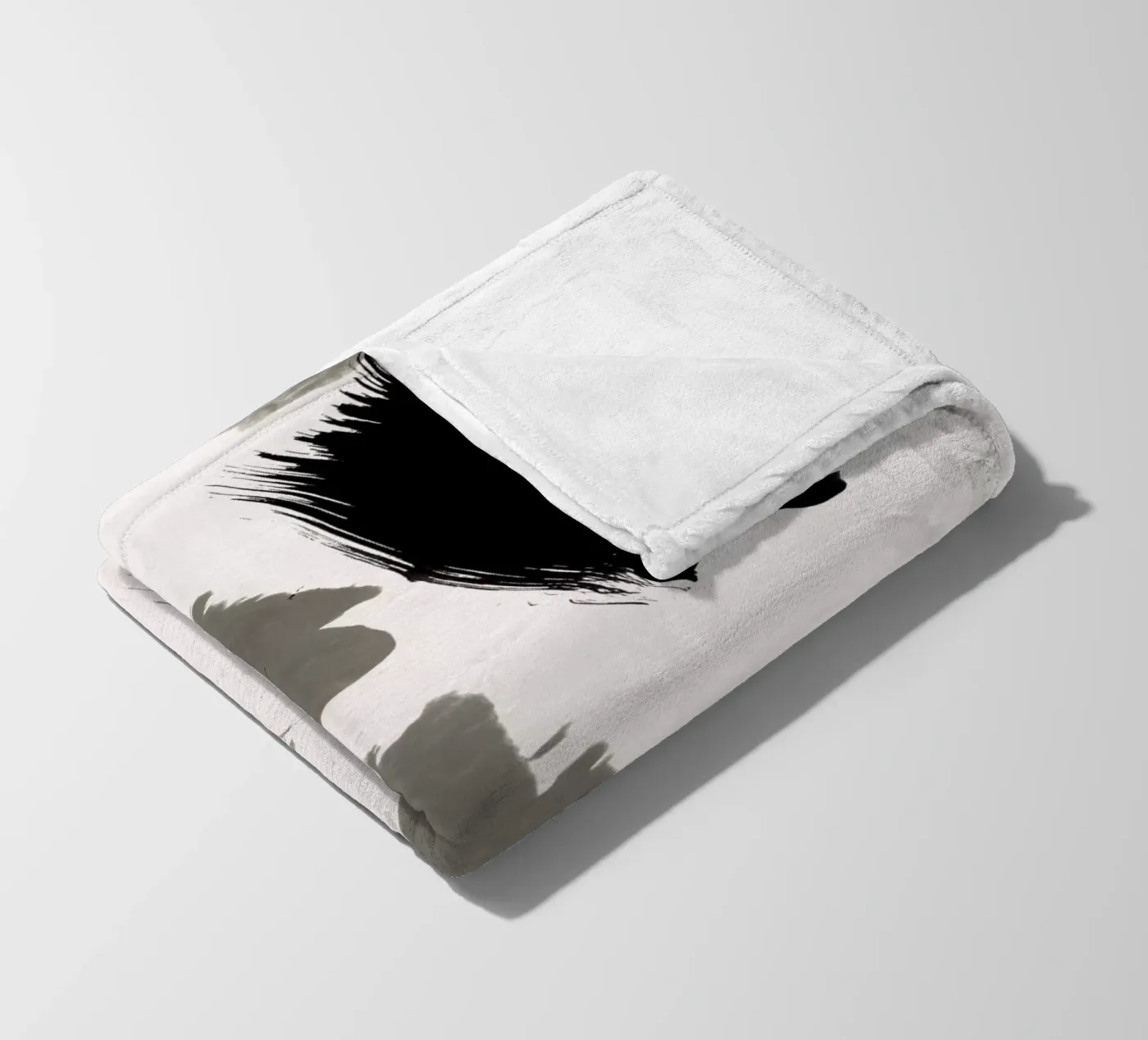 abstract marks fleecedeken van IRIS LEHNHARDT FINE ART