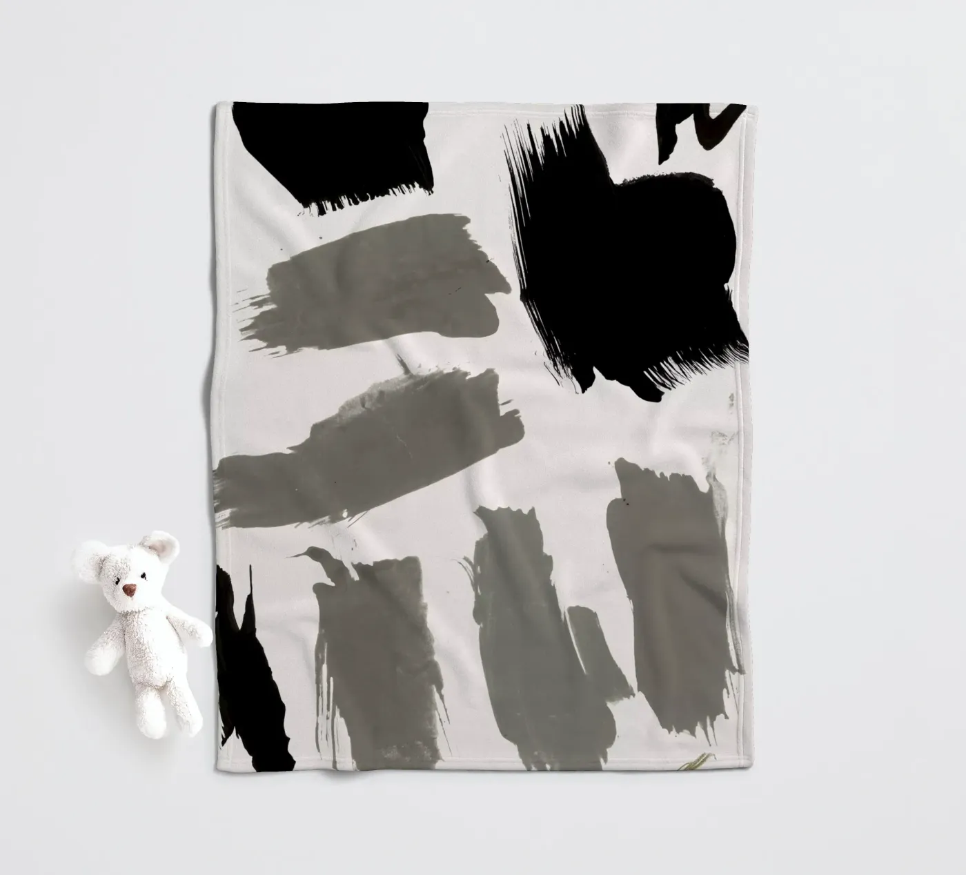 abstract marks Fleecedecke von IRIS LEHNHARDT FINE ART
