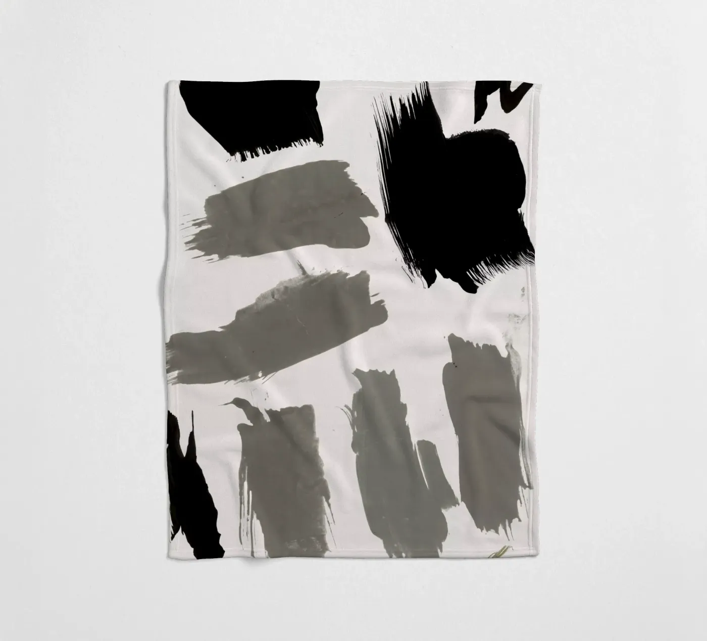 abstract marks fleecedeken van IRIS LEHNHARDT FINE ART