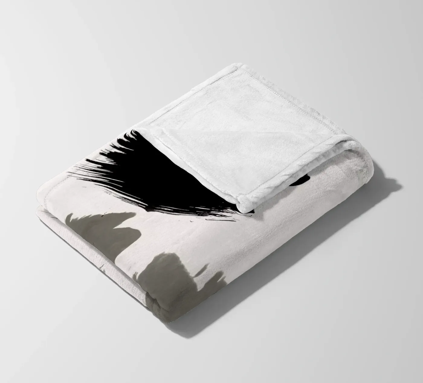 abstract marks fleecedeken van IRIS LEHNHARDT FINE ART