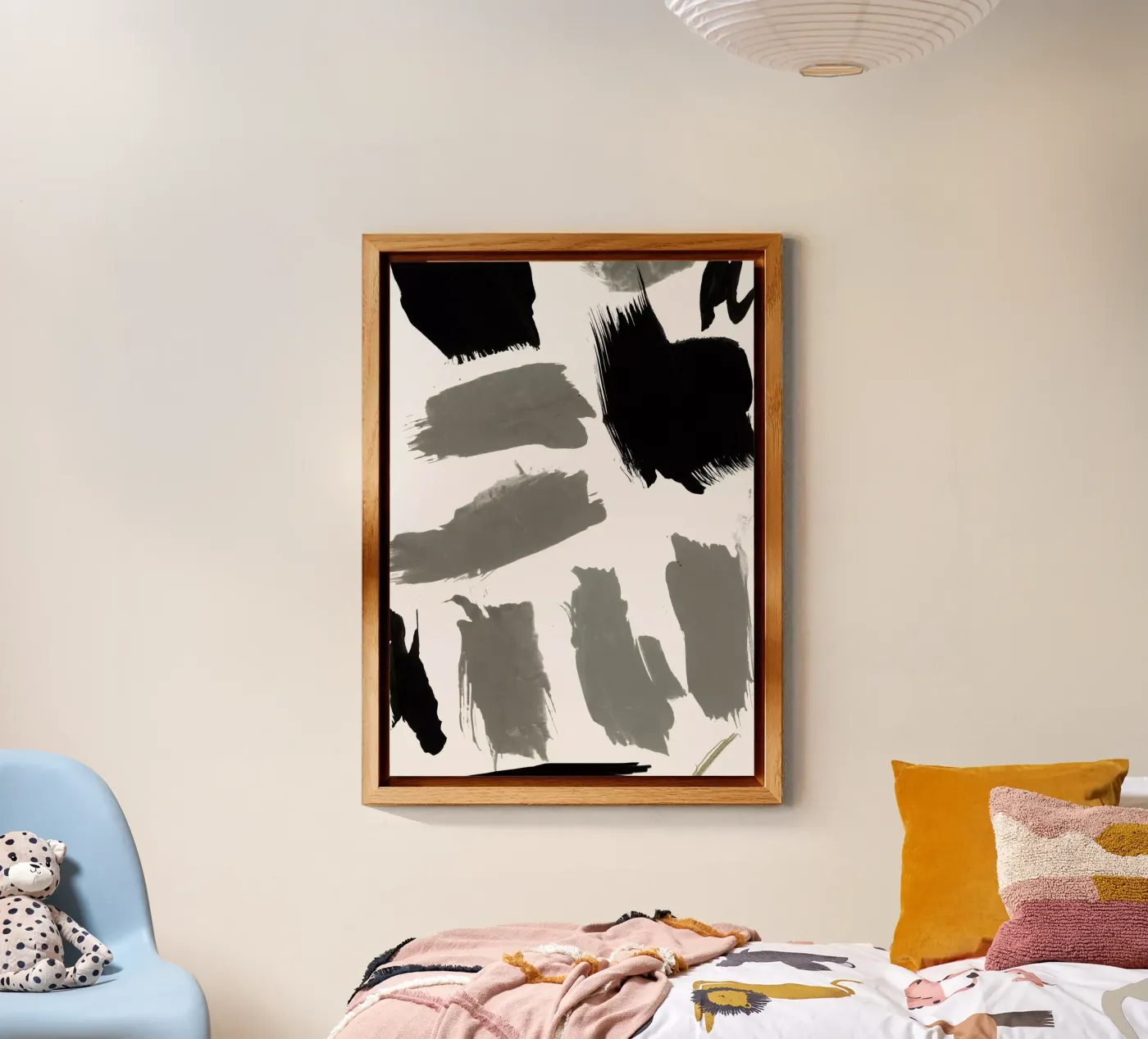 abstract marks forex plate by IRIS LEHNHARDT FINE ART