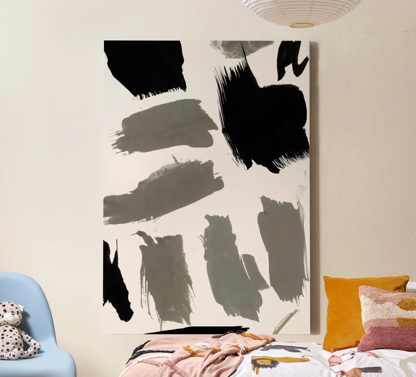 abstract marks tela da IRIS LEHNHARDT FINE ART