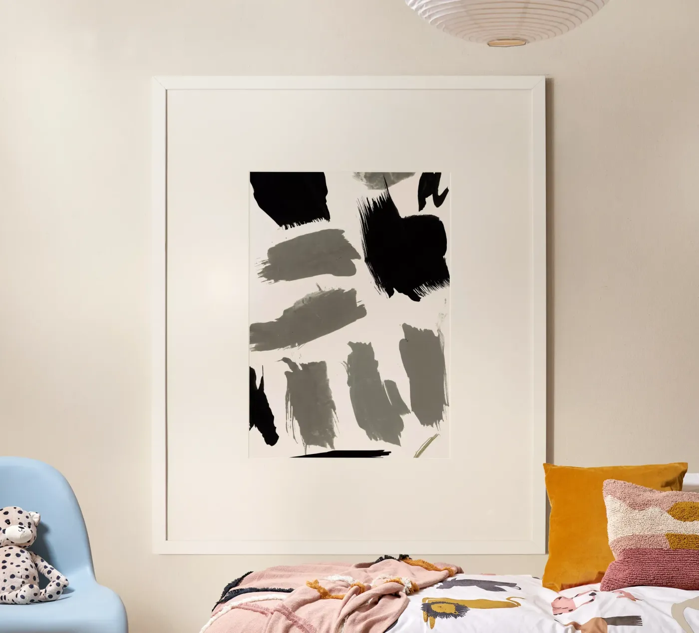 abstract marks poster van IRIS LEHNHARDT FINE ART