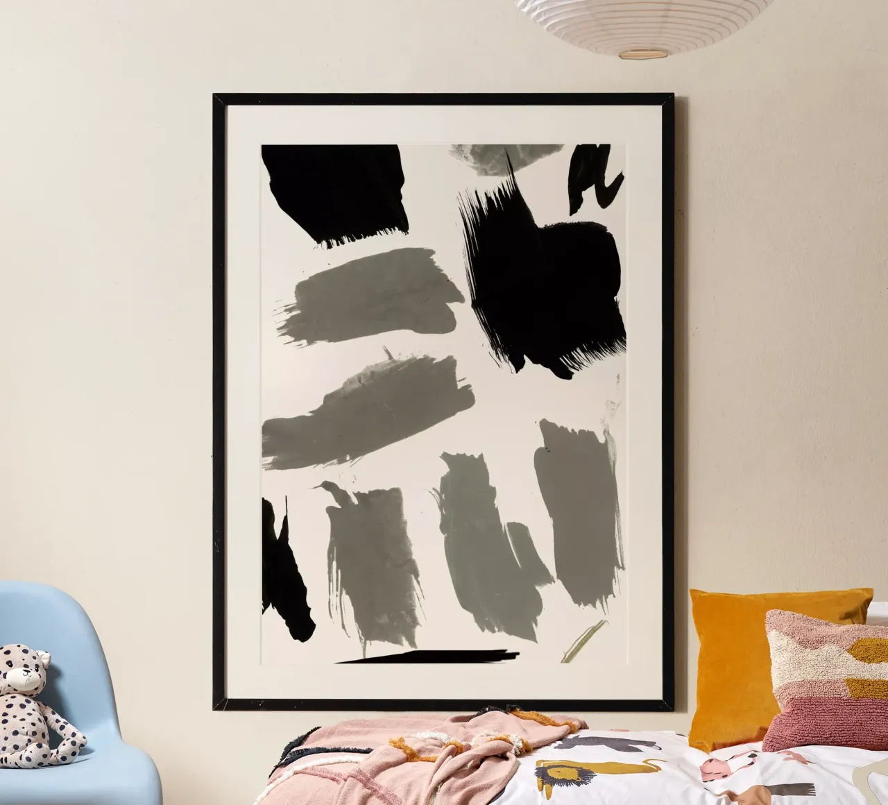 abstract marks poster da IRIS LEHNHARDT FINE ART