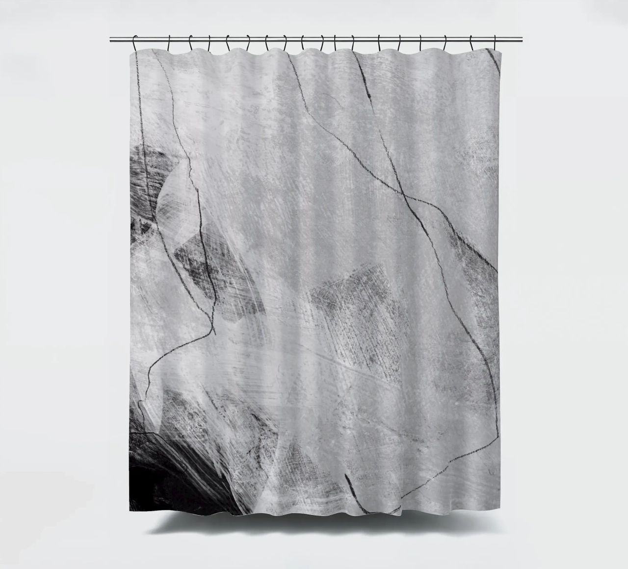abstract lines and texture Duschvorhang von IRIS LEHNHARDT FINE ART