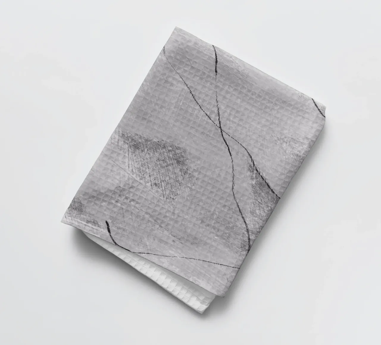 abstract lines and texture paño de cocina de IRIS LEHNHARDT FINE ART