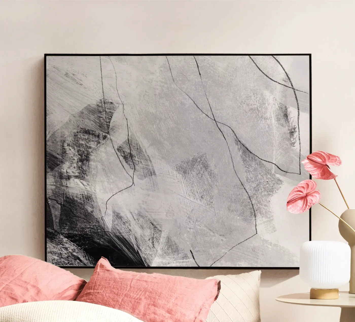 abstract lines and texture acrylic glass by IRIS LEHNHARDT FINE ART