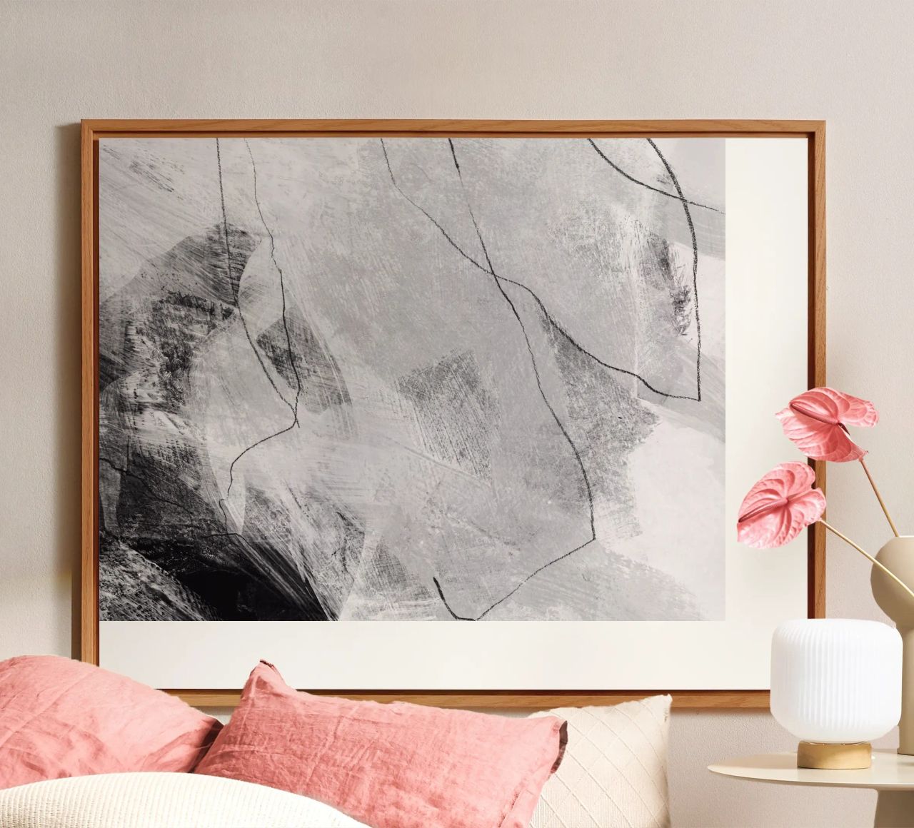 abstract lines and texture Alu-Dibond von IRIS LEHNHARDT FINE ART