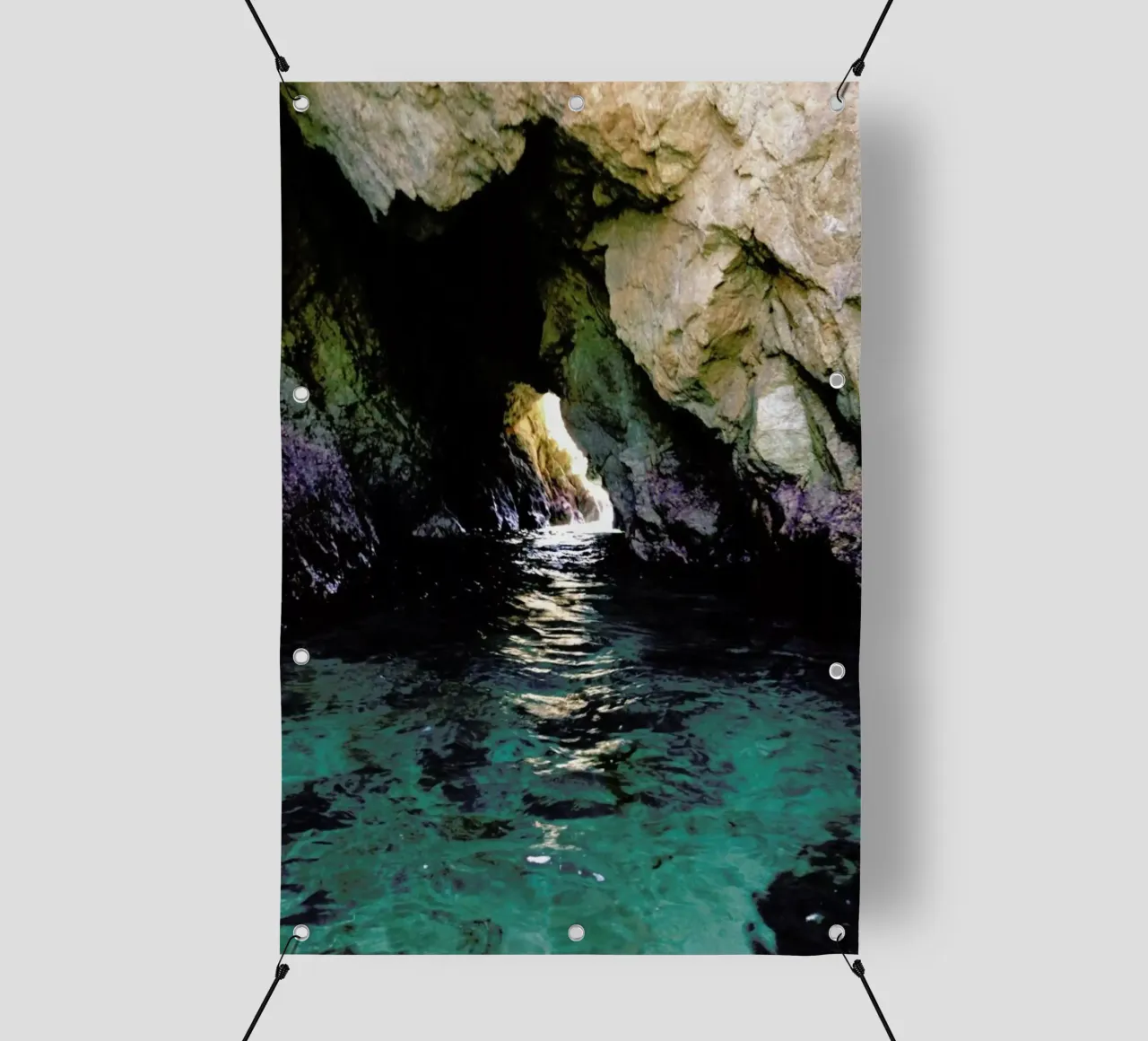 Colorful Ocean Cave telo in pvc da Kevin Russ