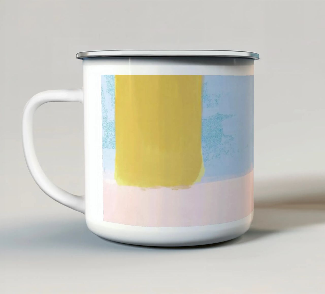Colour 03 Check tazza in smalto da Studio ROSAGRAU