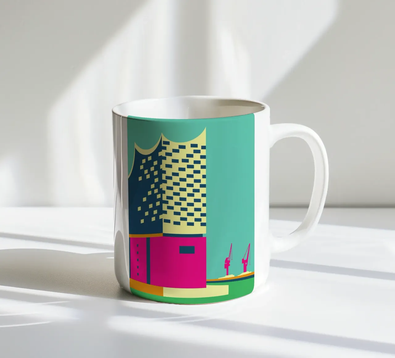Elbphilharmonie, Hamburg tazza in ceramica da Taimanta