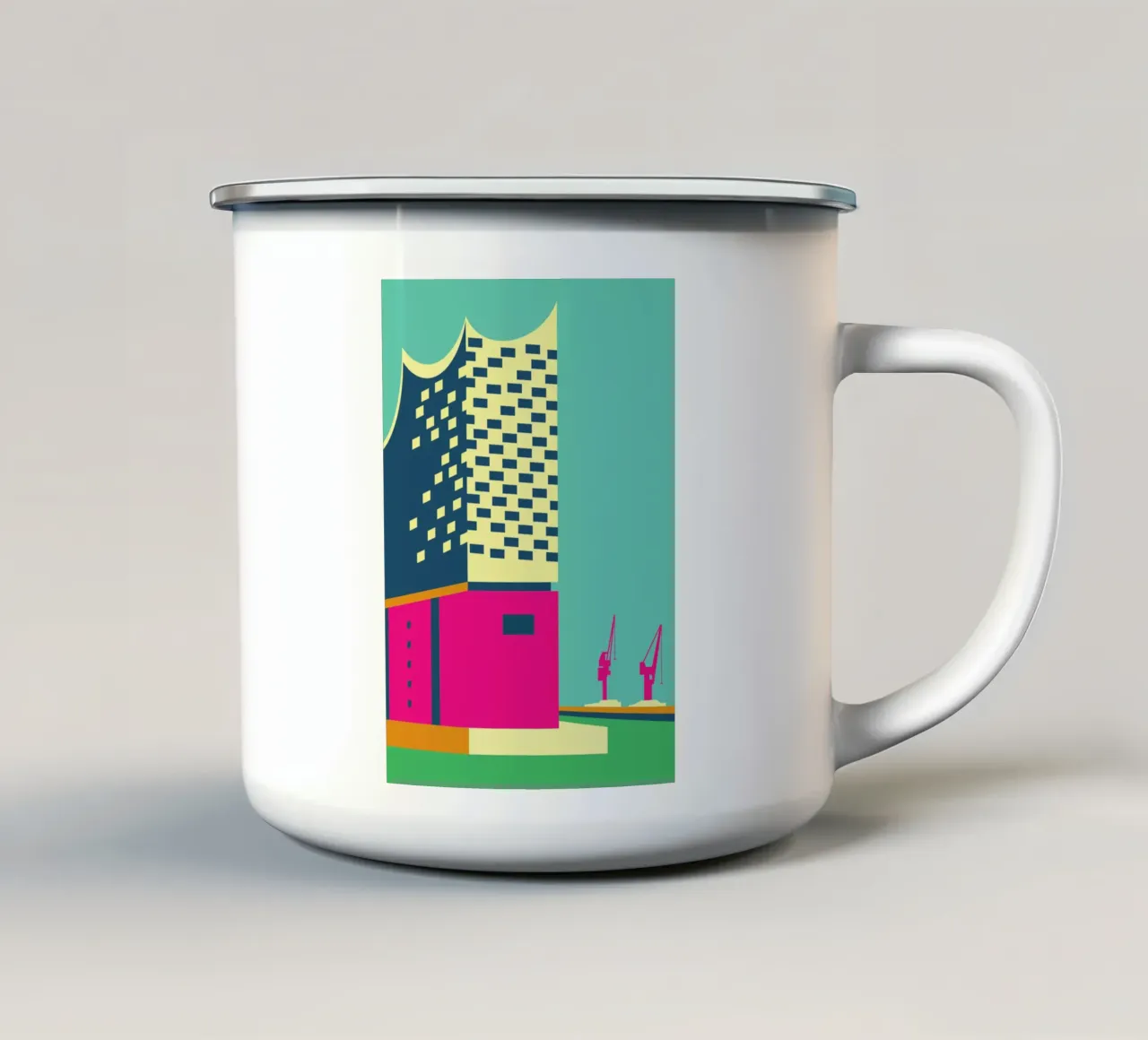 Elbphilharmonie, Hamburg tazza in smalto da Taimanta