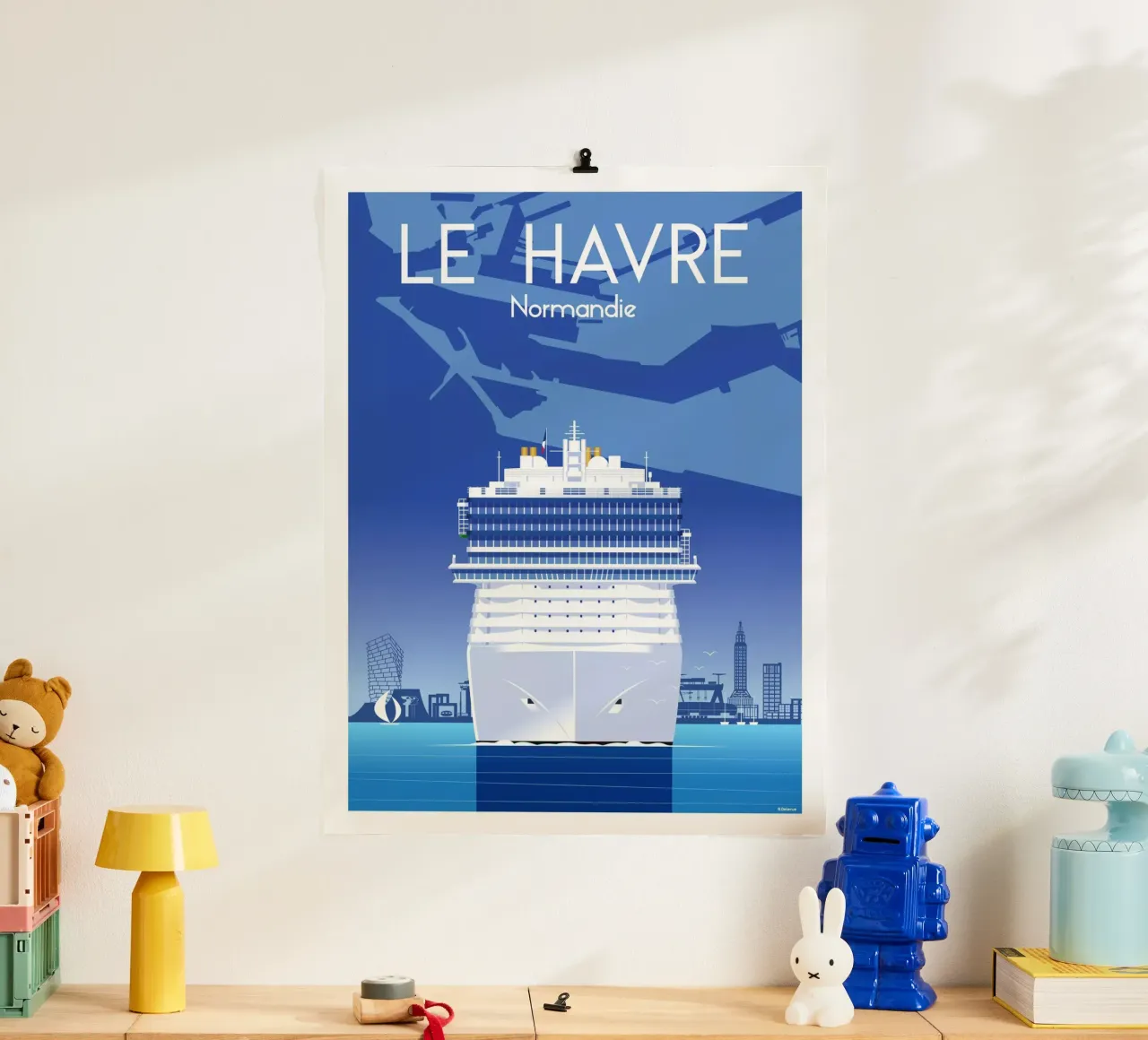 Le Havre poster by Raphaël Delerue