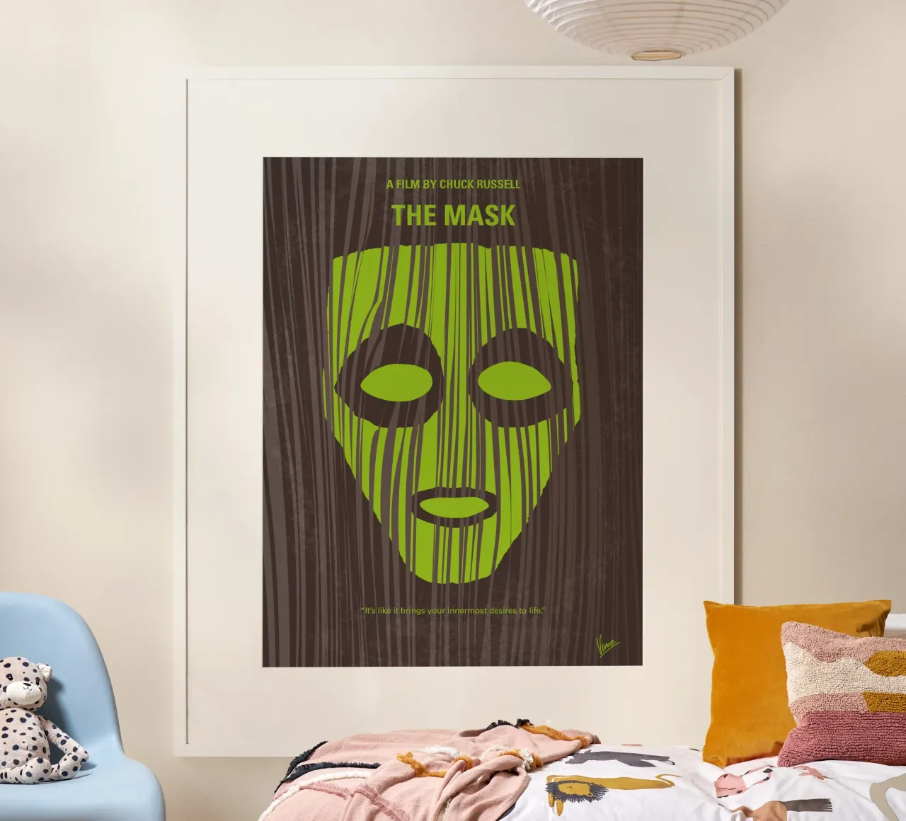 No647 My The Mask minimal movie poster carta hahnemühle da Chungkong