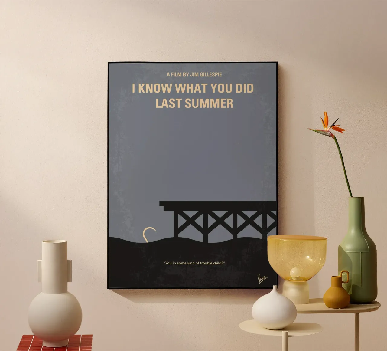 No650 My I Know What You Did Last Summer movie poster plexiglass da Chungkong