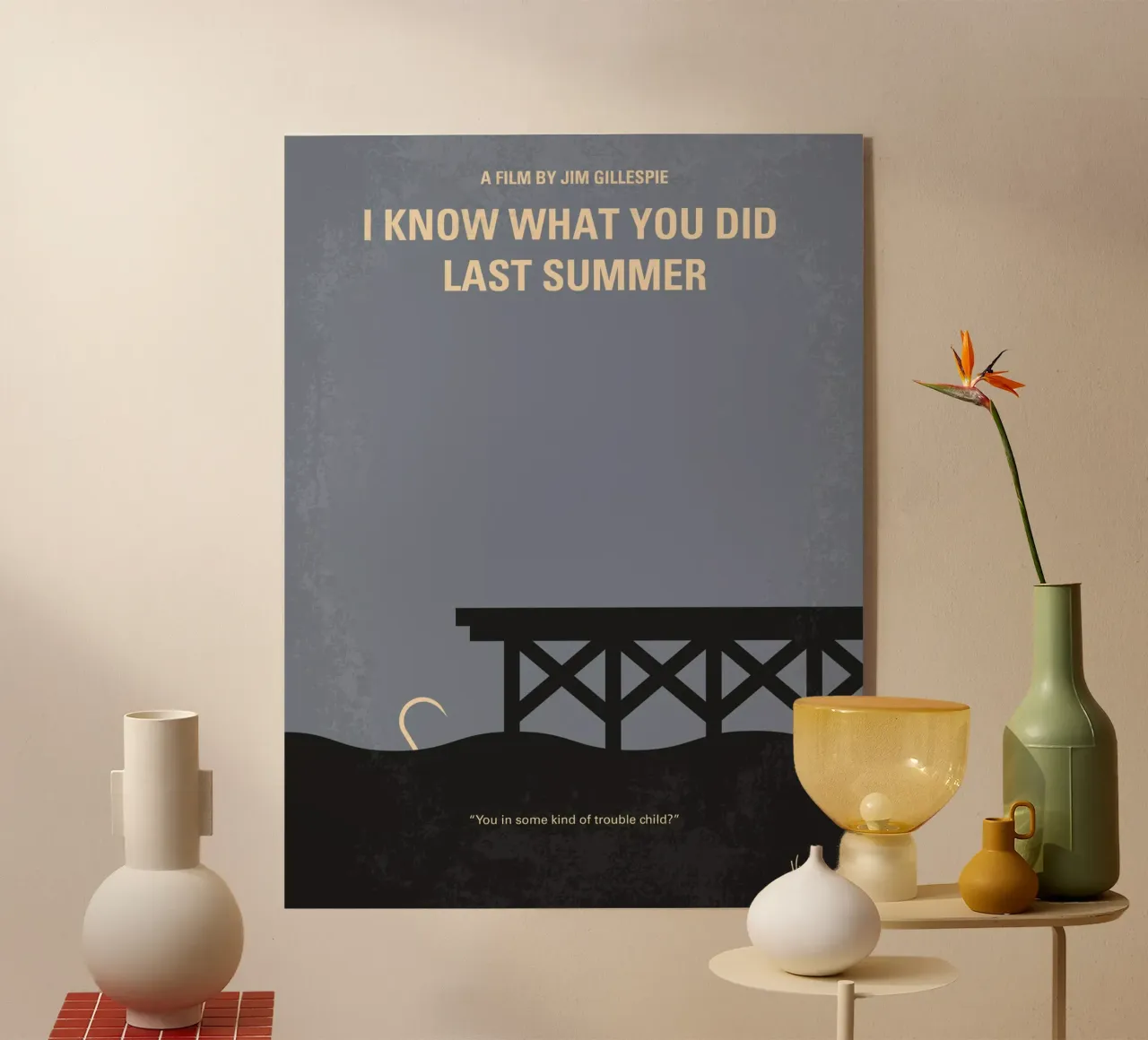 No650 My I Know What You Did Last Summer movie poster plexiglass da Chungkong