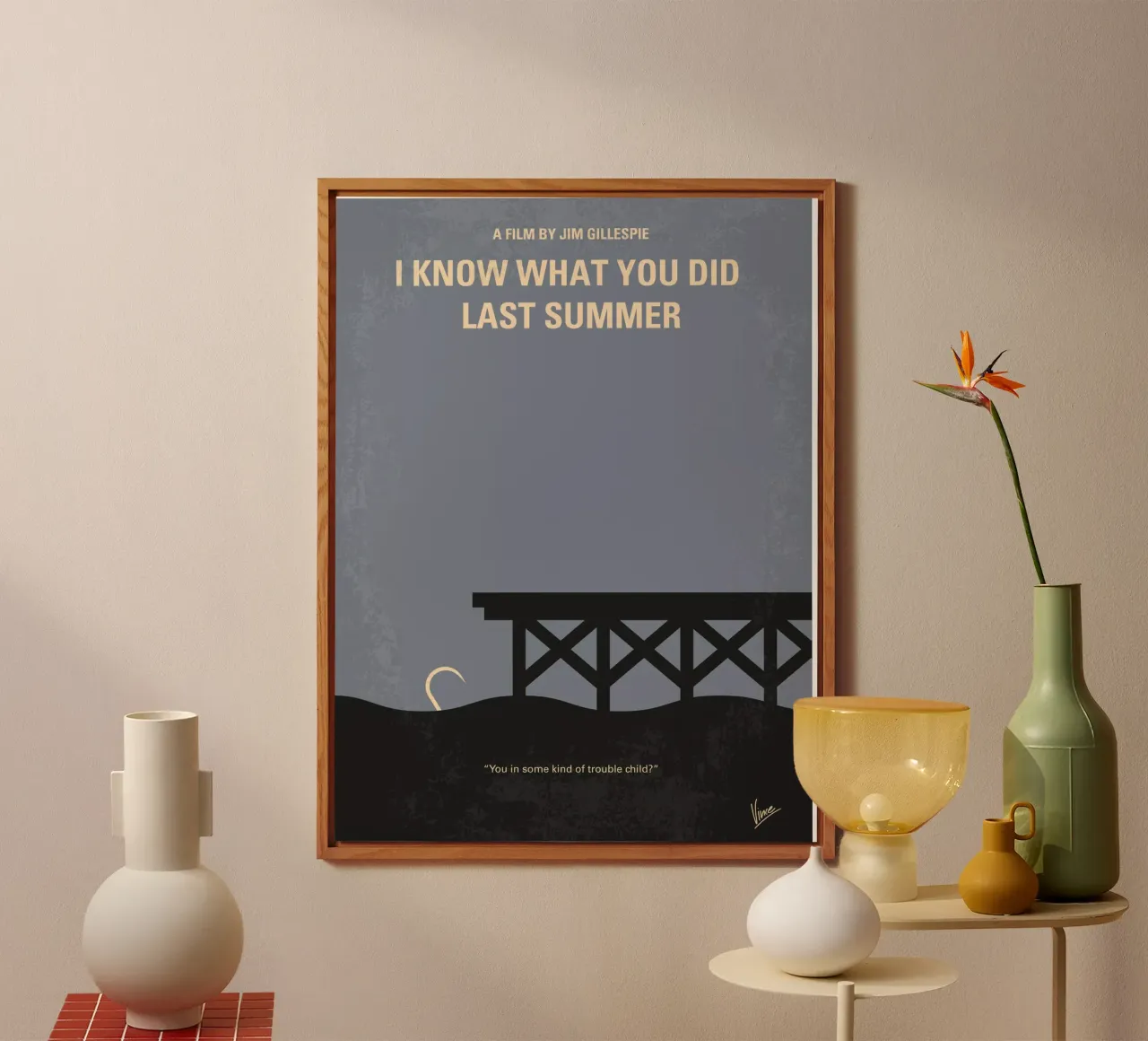No650 My I Know What You Did Last Summer movie poster alluminio dibond da Chungkong