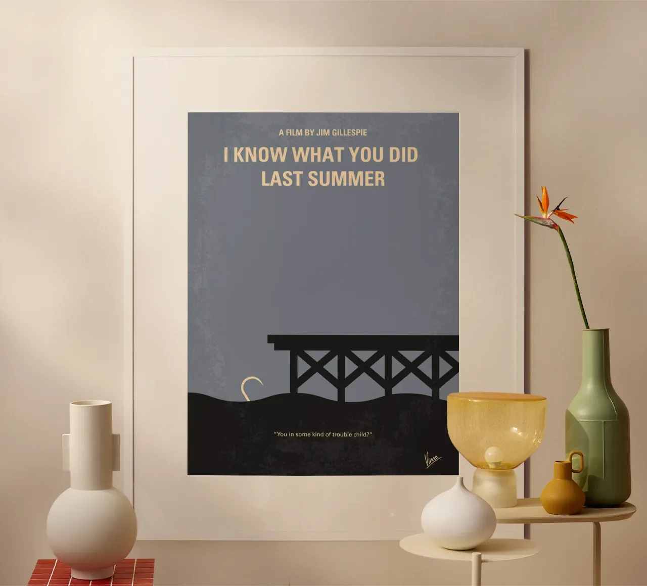 No650 My I Know What You Did Last Summer movie poster carta hahnemühle da Chungkong