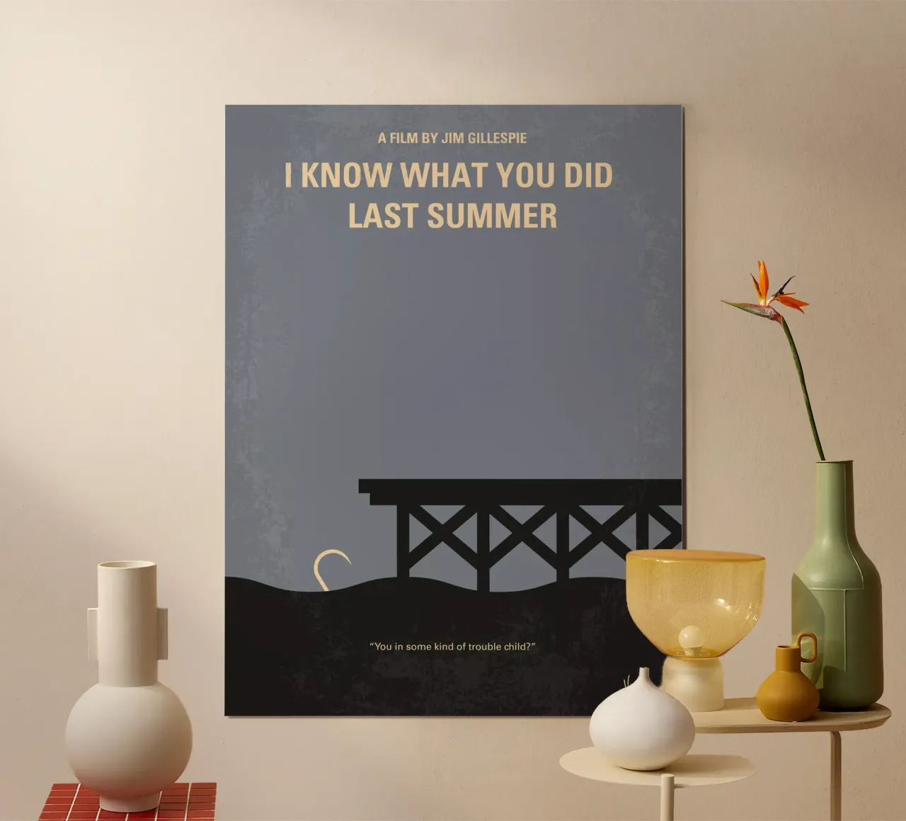 No650 My I Know What You Did Last Summer movie poster carta hahnemühle da Chungkong