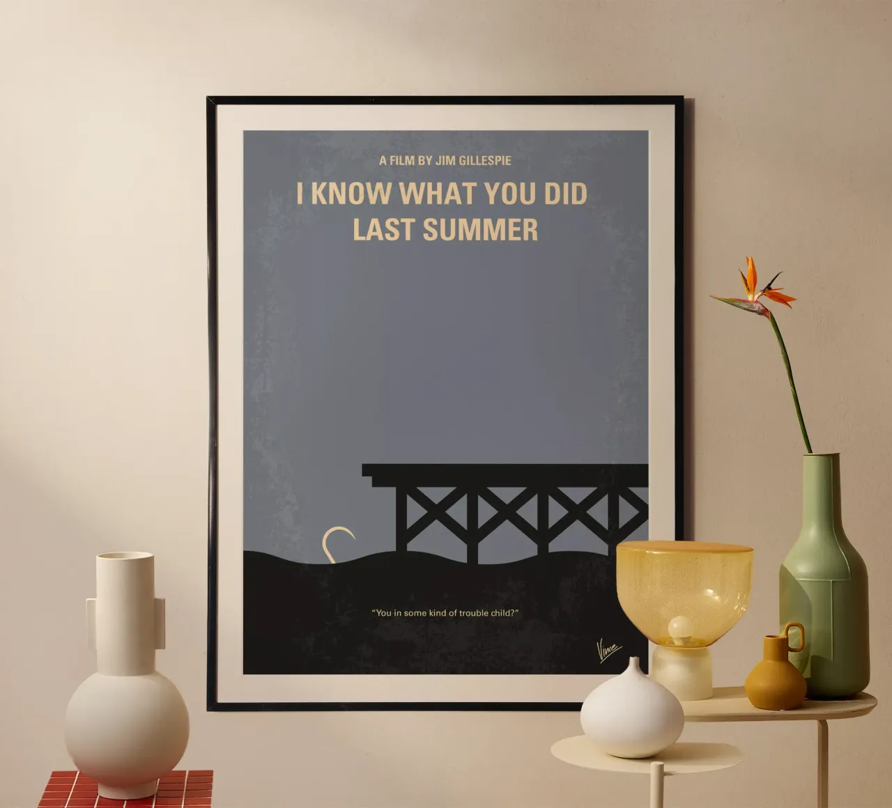 No650 My I Know What You Did Last Summer movie poster carta hahnemühle da Chungkong