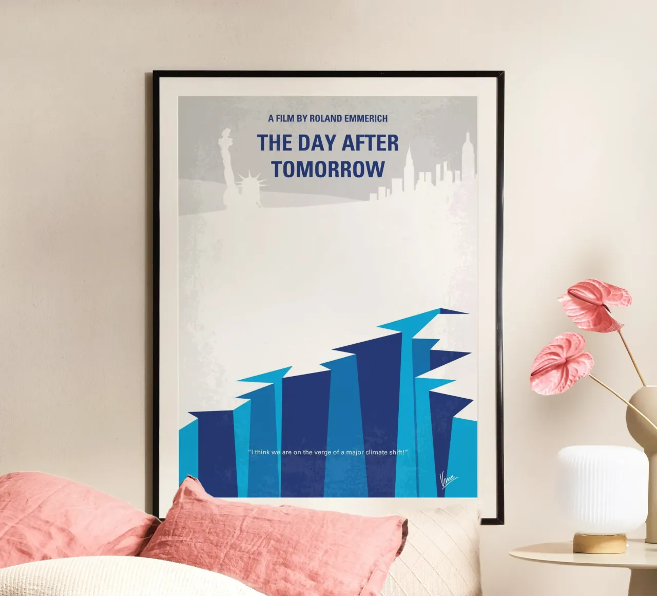 No651 My The Day After Tomorrow minimal movie poster poster da Chungkong
