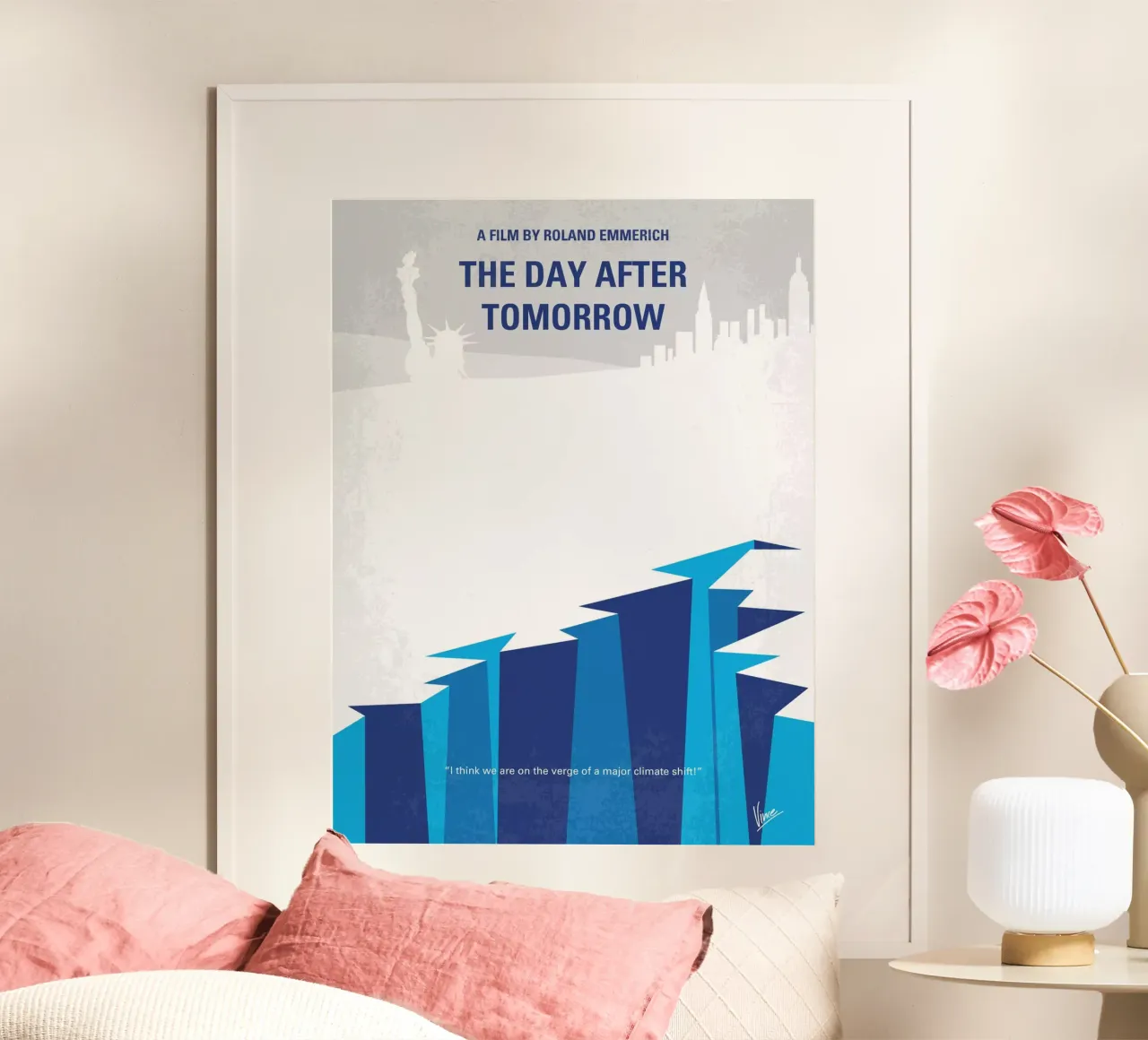 No651 My The Day After Tomorrow minimal movie poster poster da Chungkong