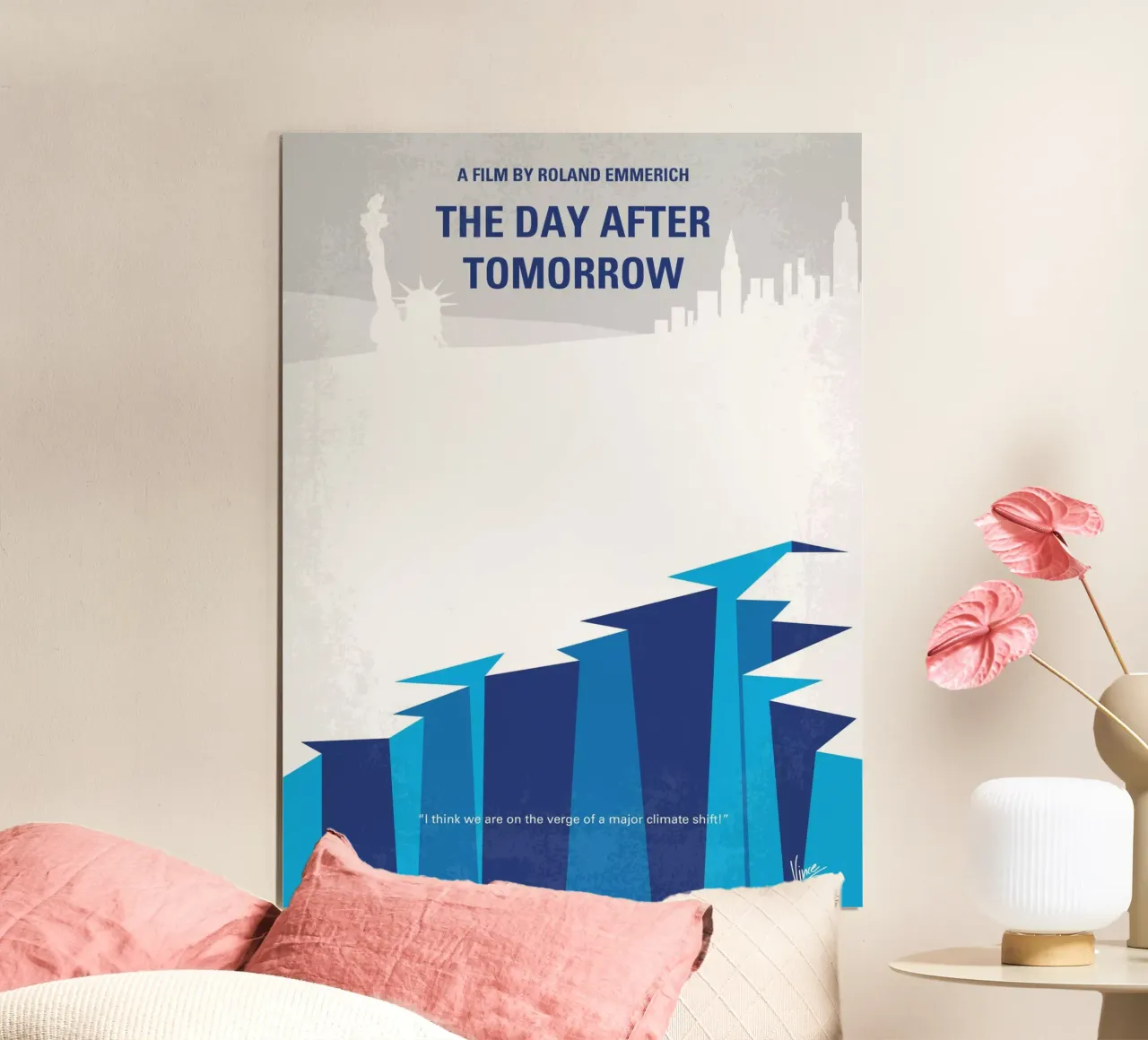 No651 My The Day After Tomorrow minimal movie poster poster da Chungkong