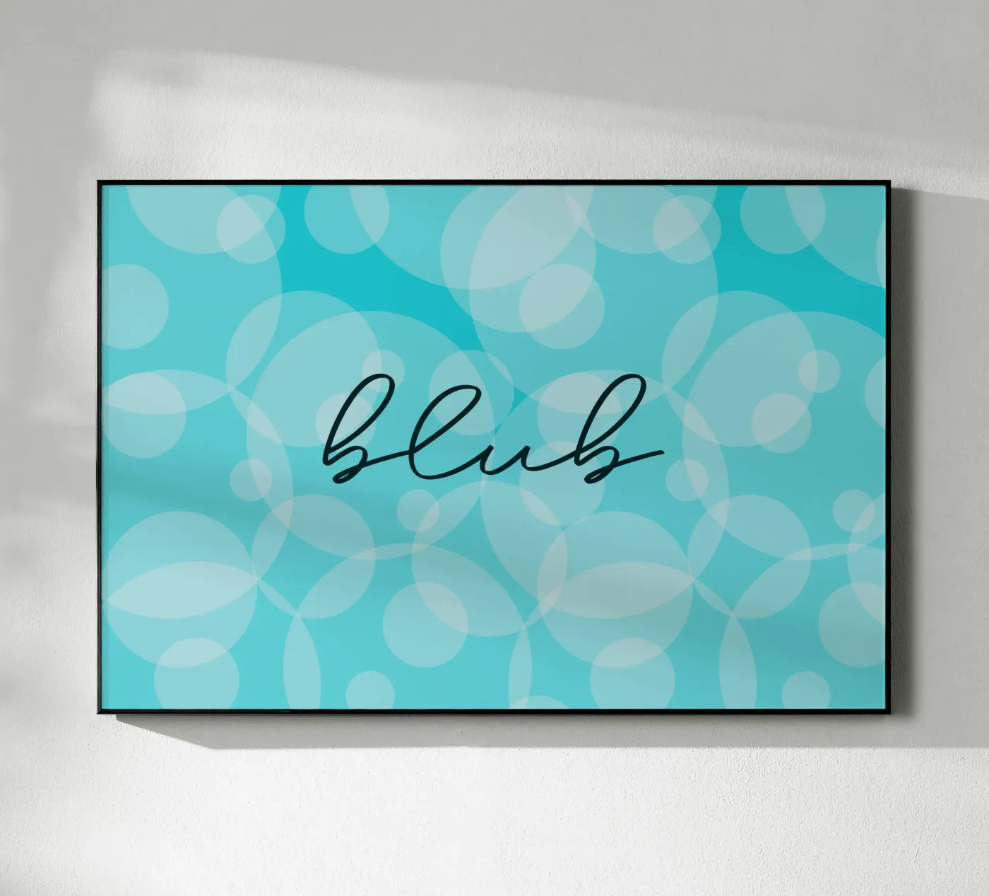 blau Acryl-Glas von HI! there