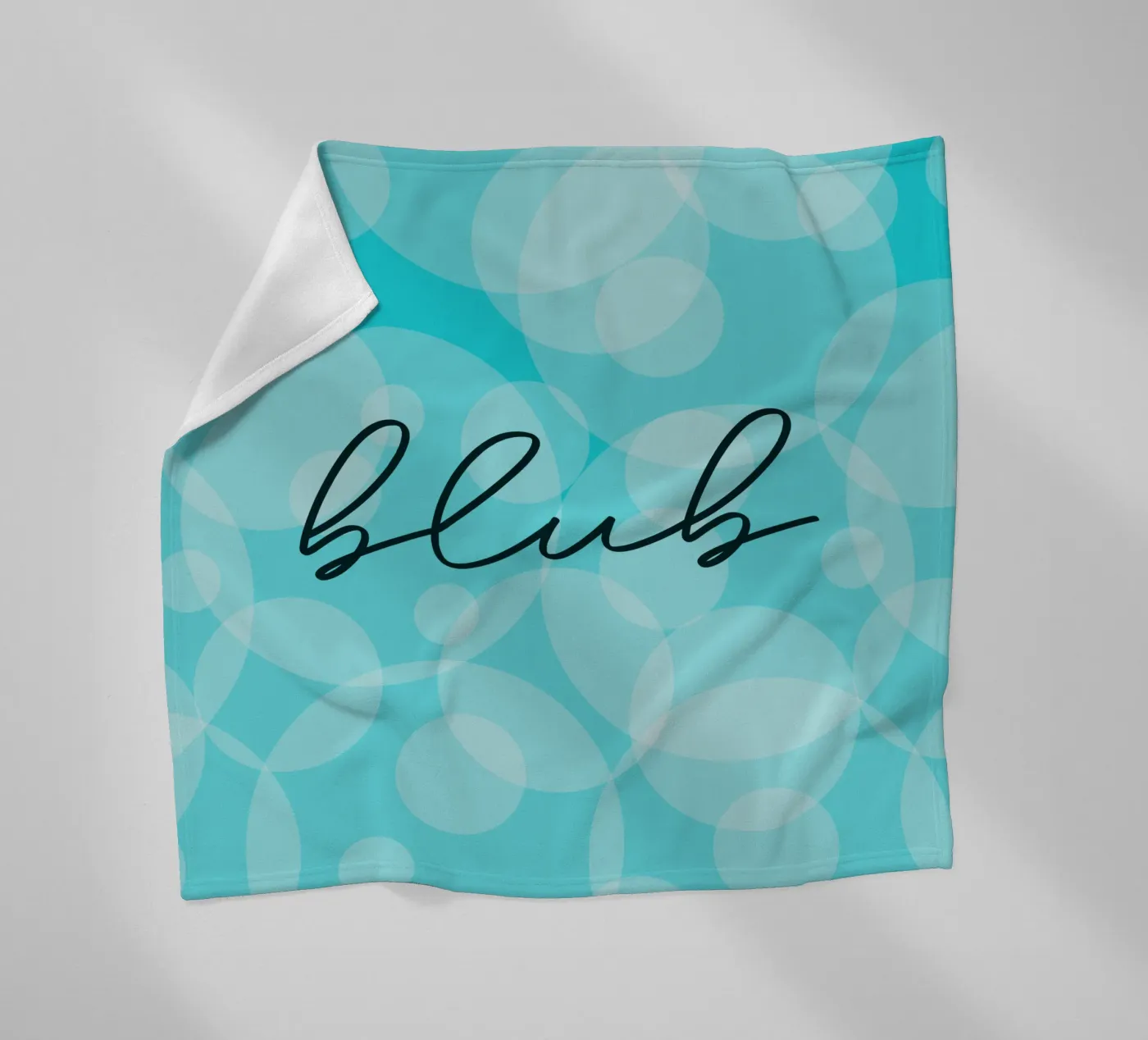 blau Fleecedecke von HI! there