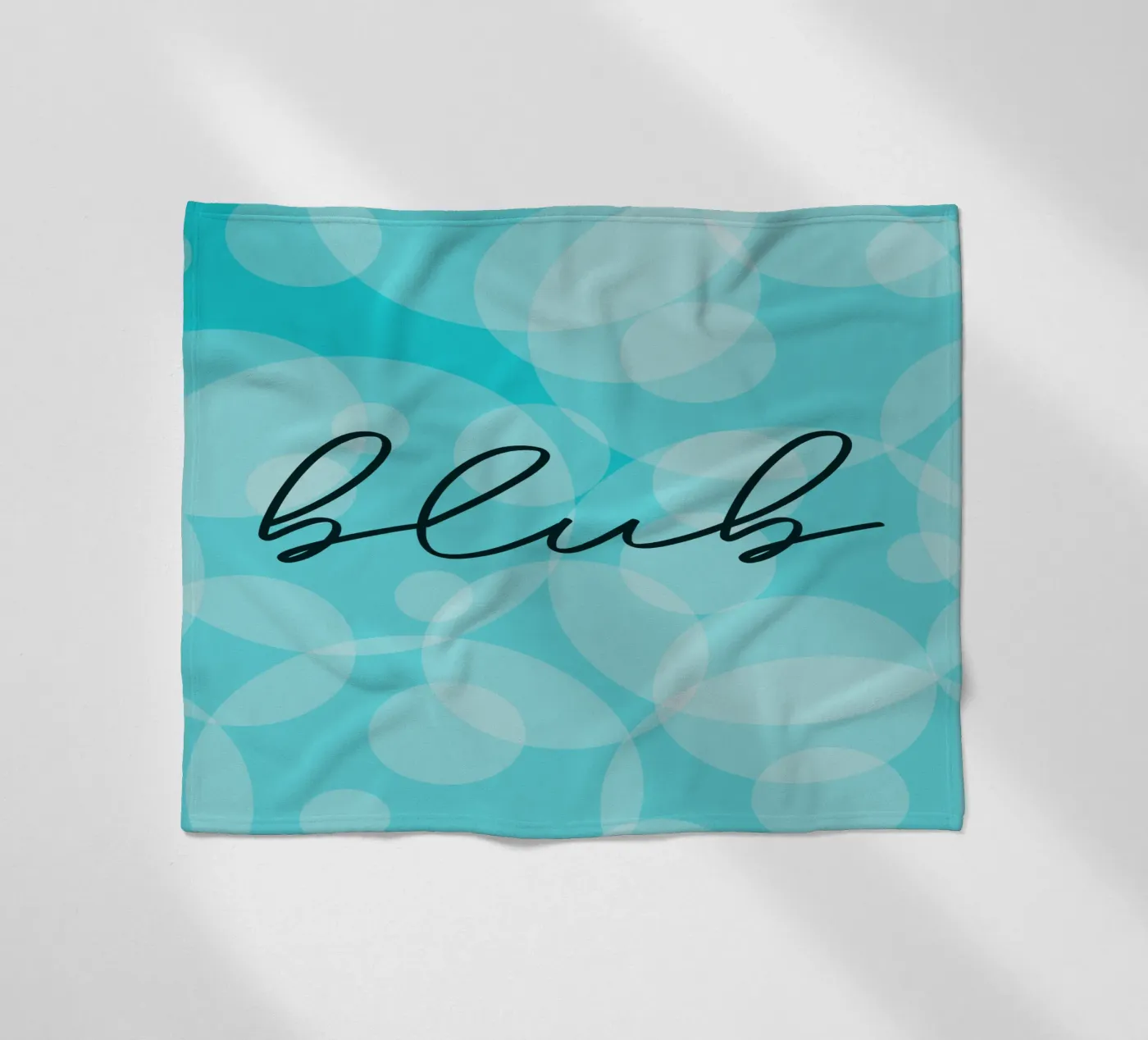 blau Fleecedecke von HI! there